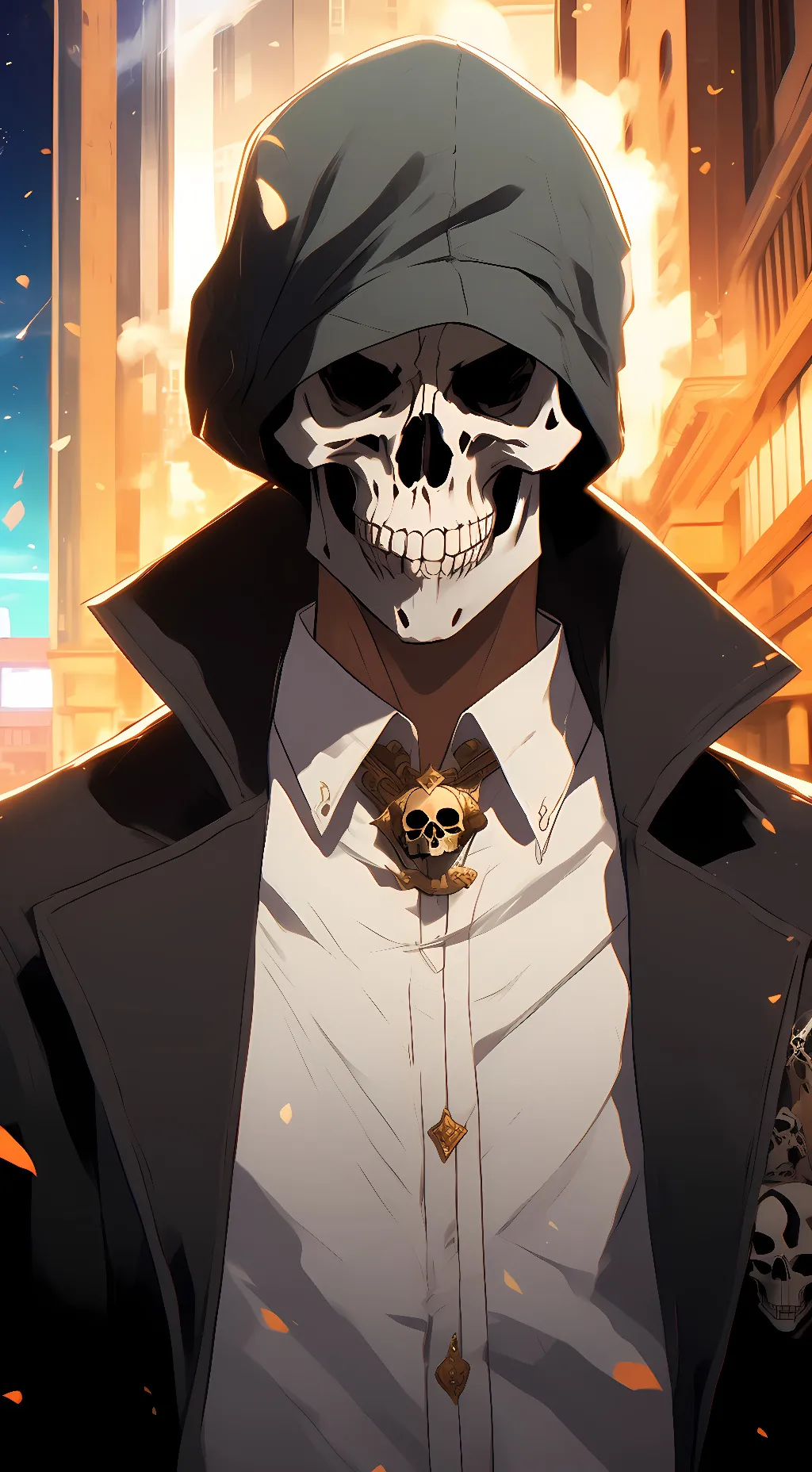 ai character: Skully111 background