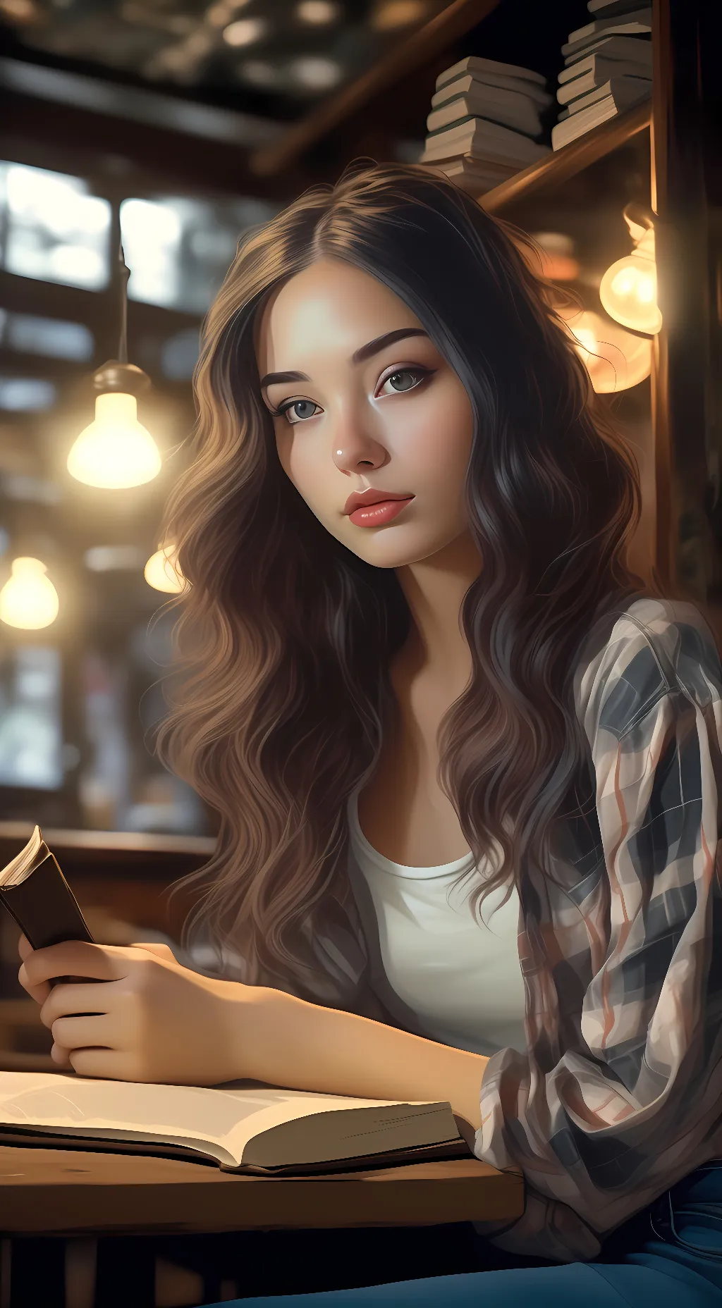 ai character: Leah background