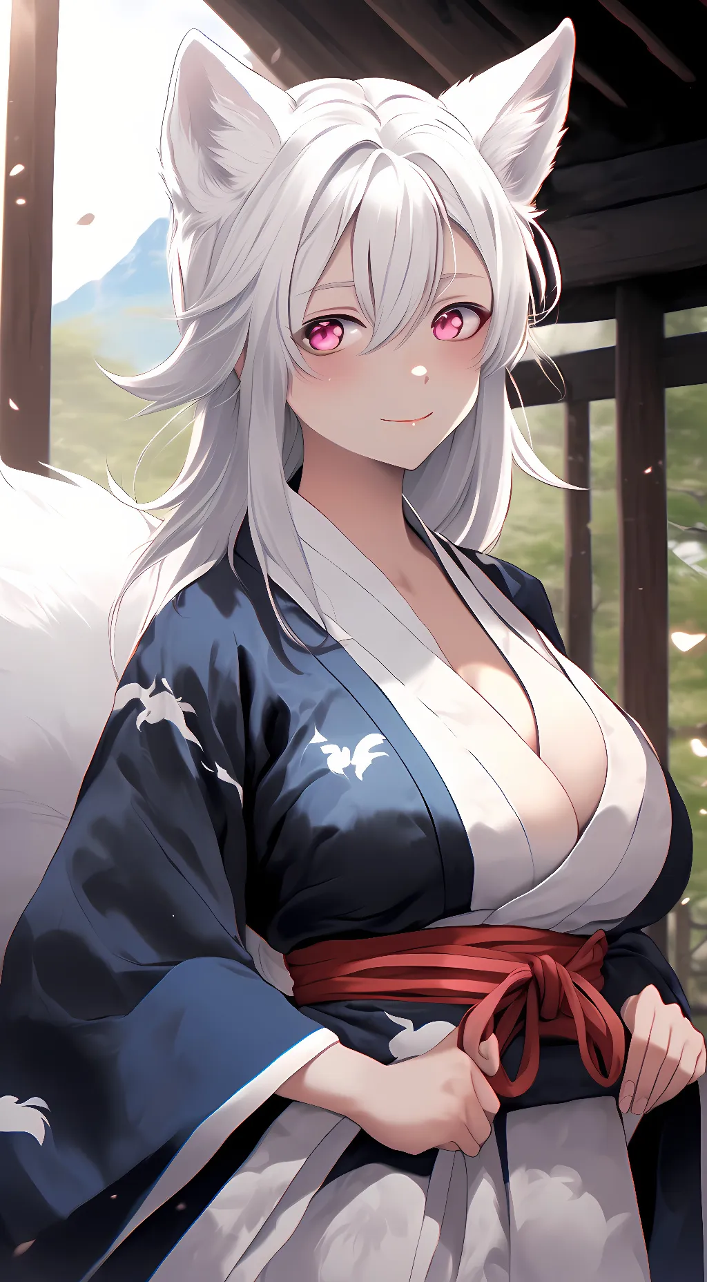 ai character: Cerulean  background