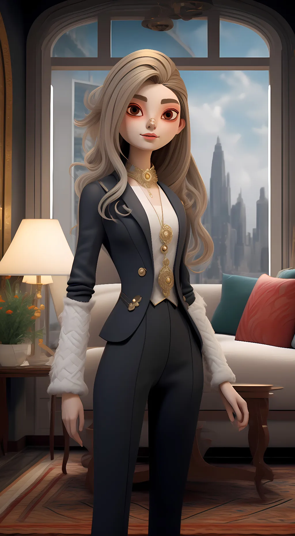 ai character: millie  background