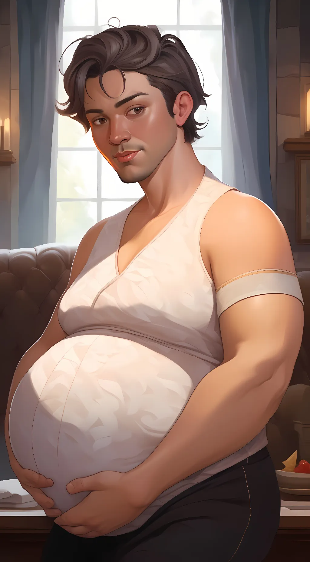 ai character: Malewife background