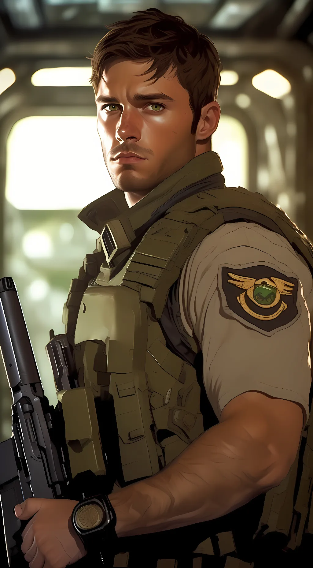ai character: John Grimm -Reaper background
