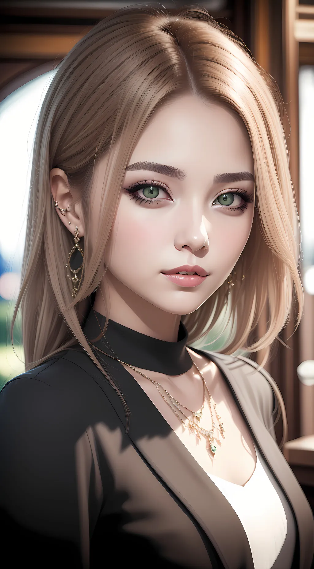 ai character: Ashley background