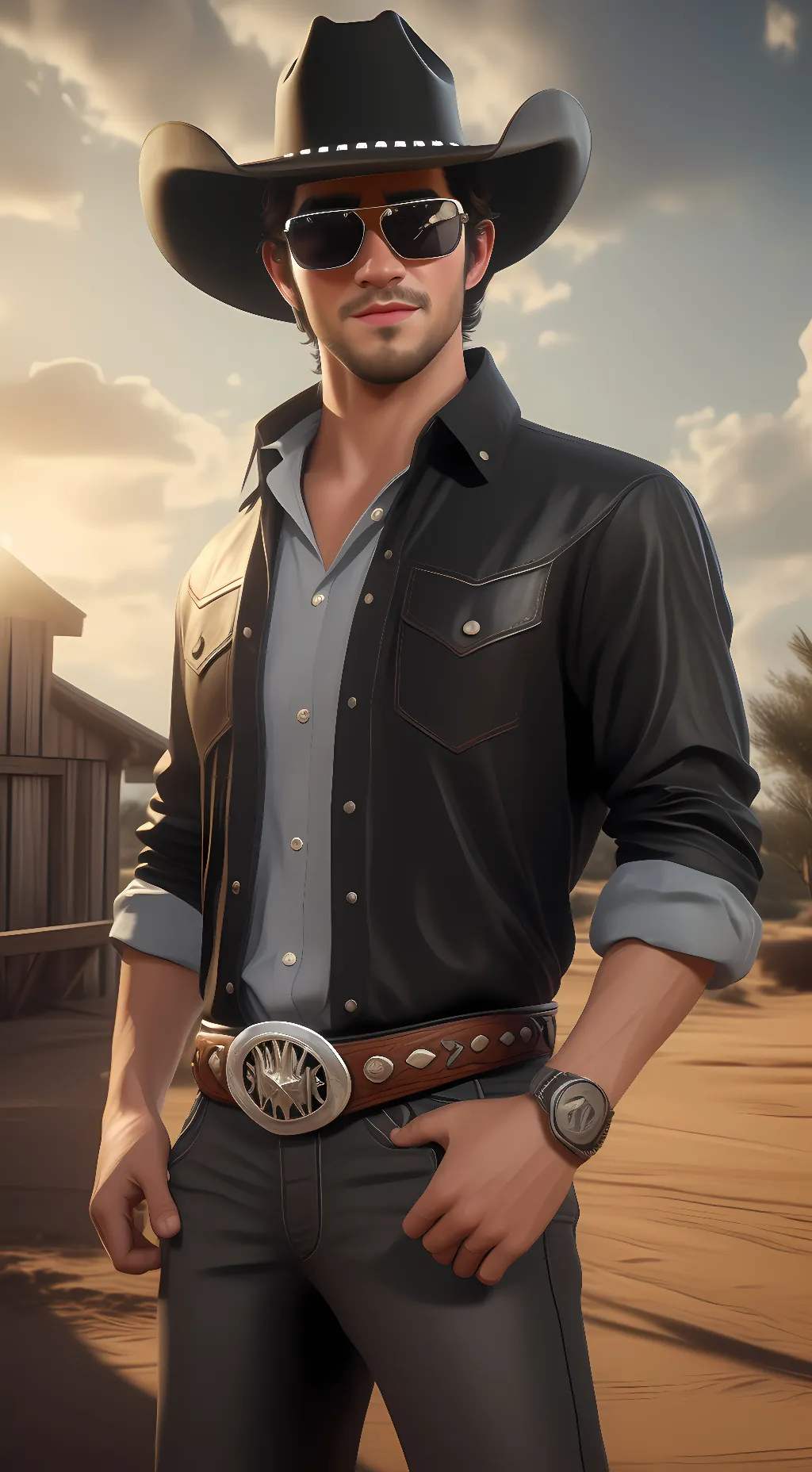 ai character: QuickDraw background