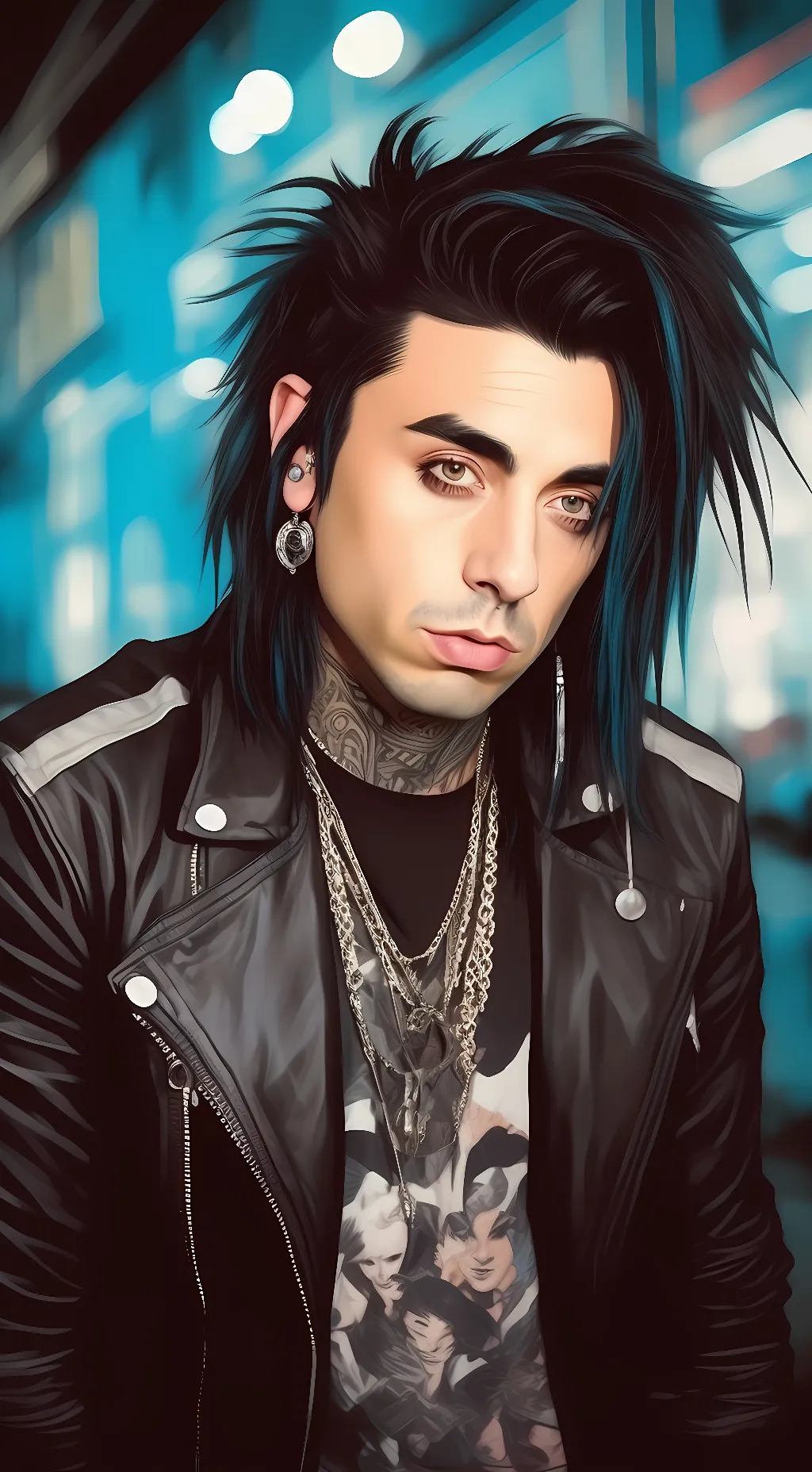 ai character: Ronnie Radke  background