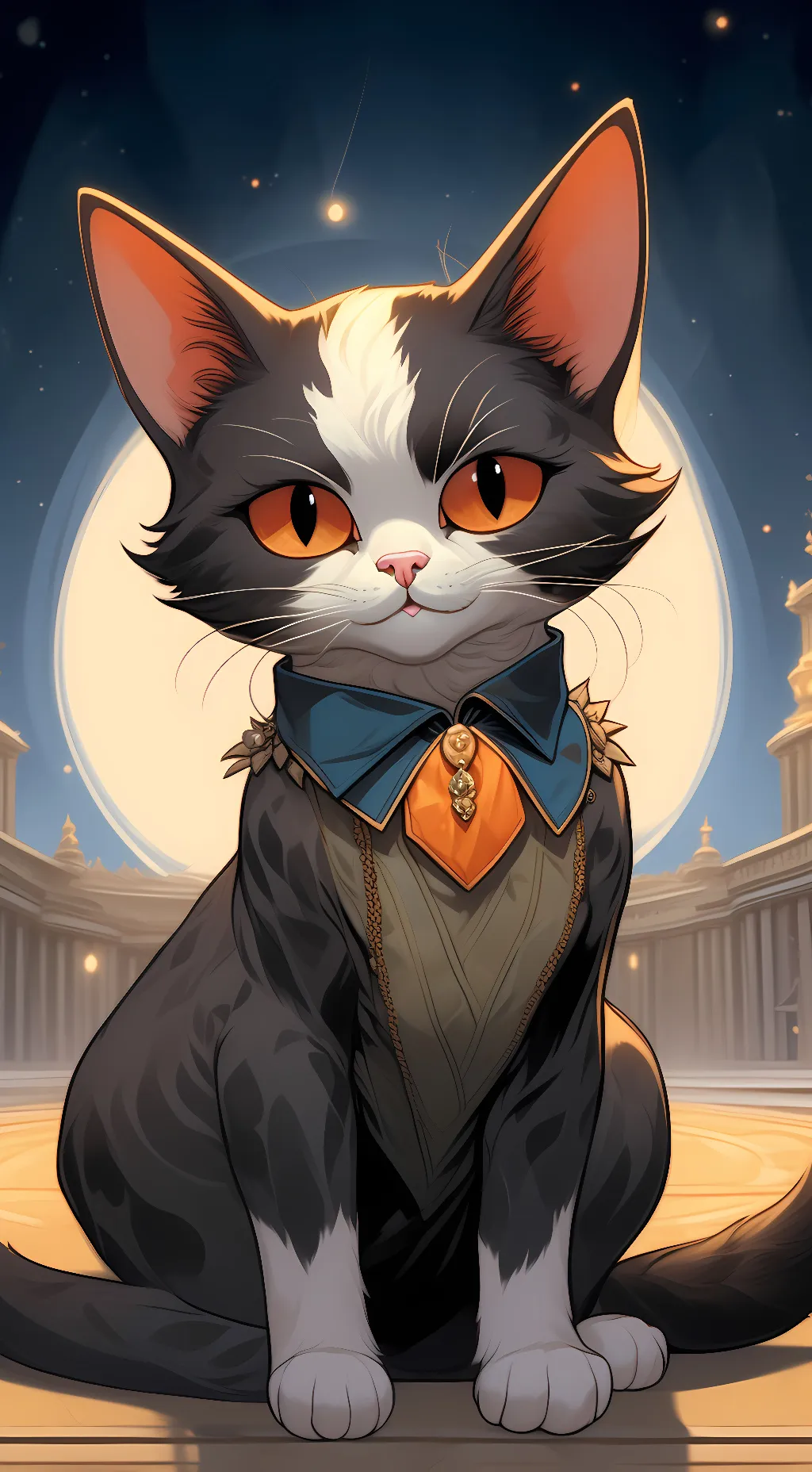 ai character: tip background
