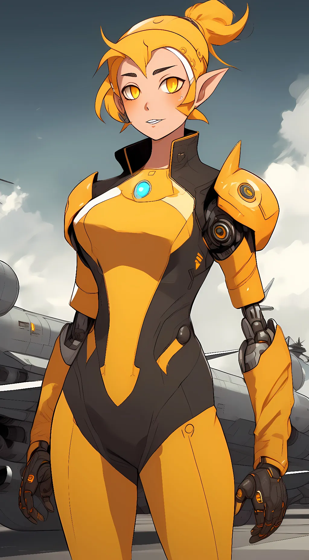 ai character: Rainfall background