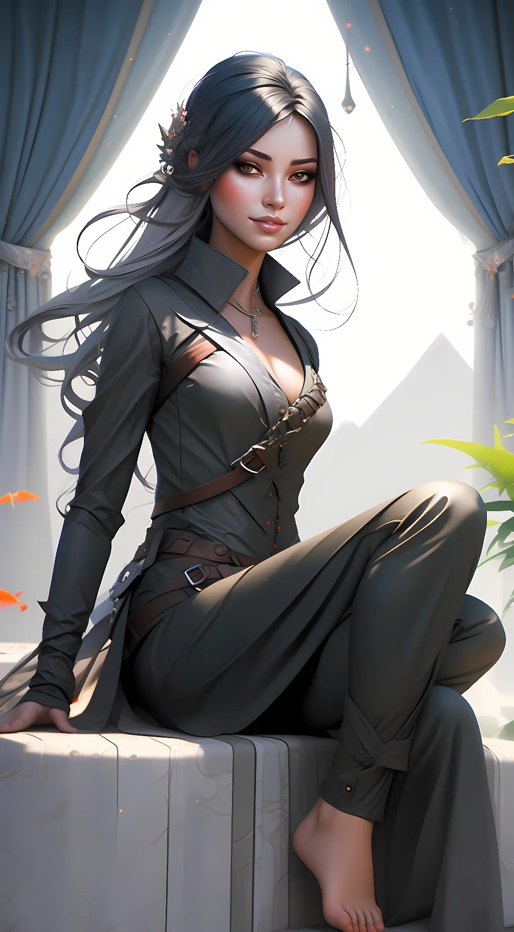 ai character: Elena  background