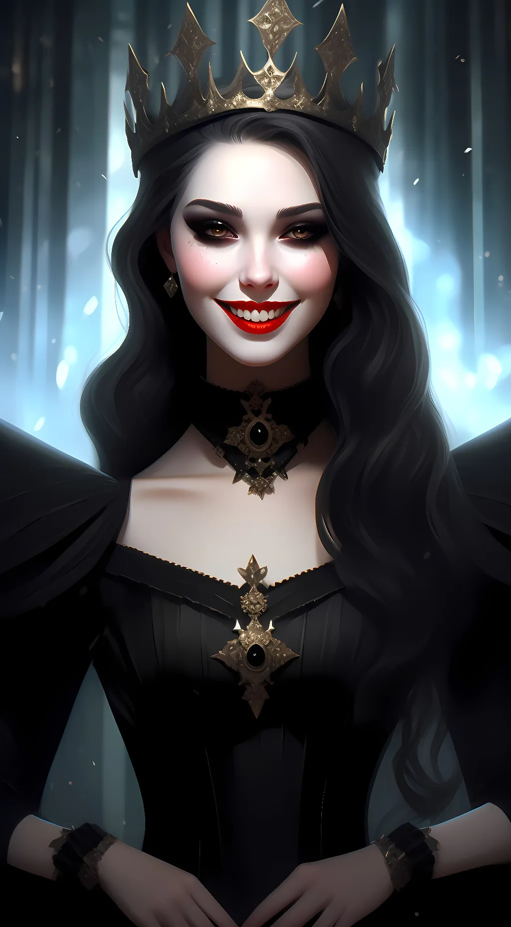 ai character: queen Bailey  background