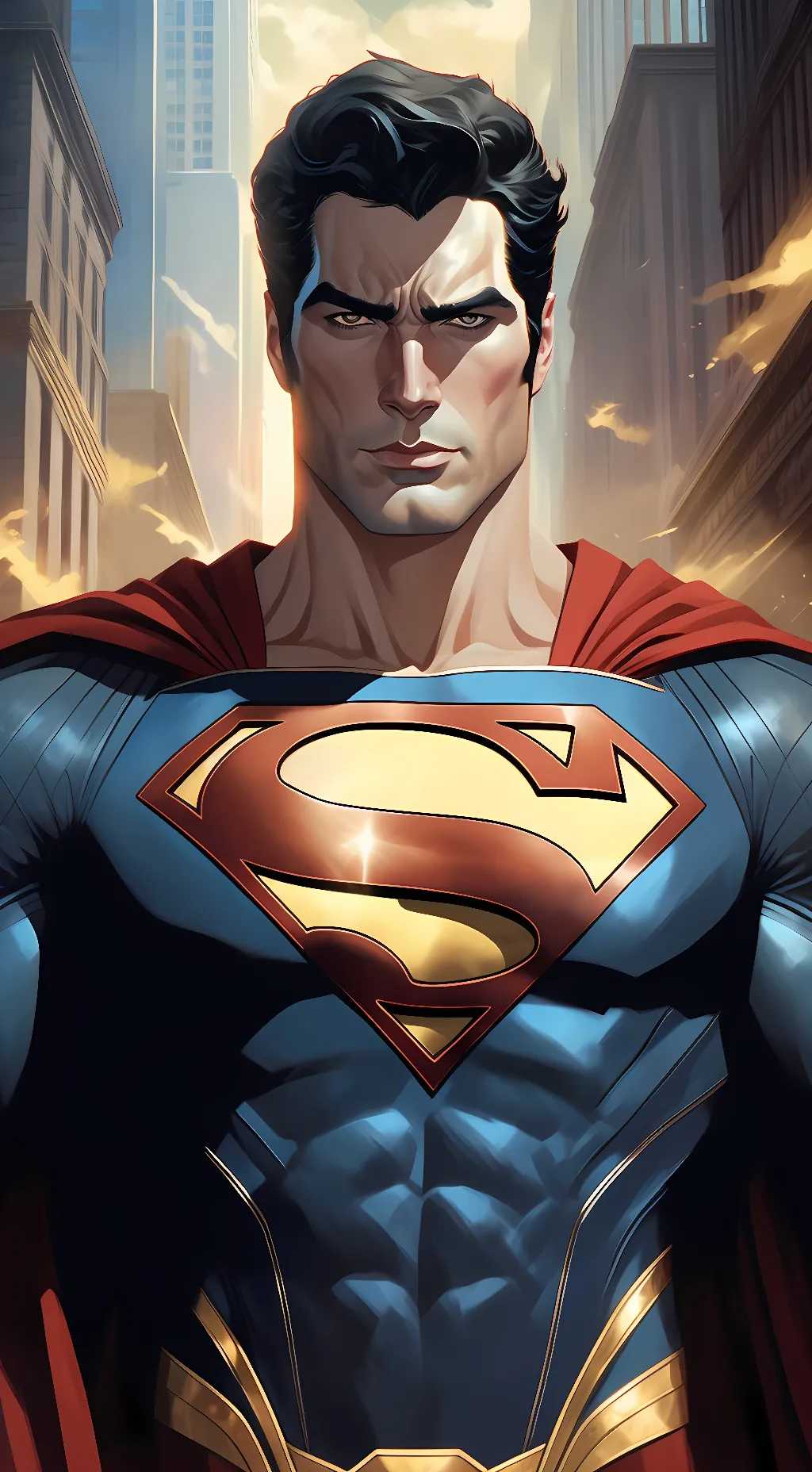 ai character: superman background