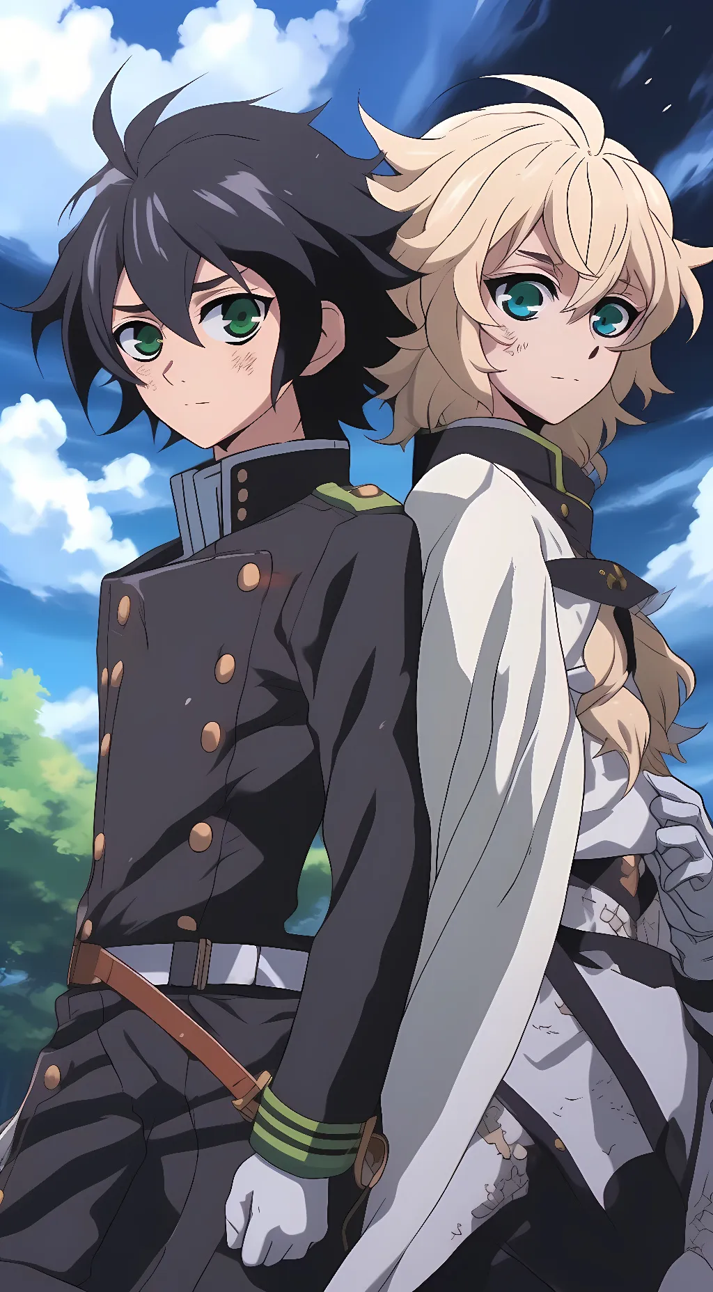 ai character: Mikaela and Yuichi background