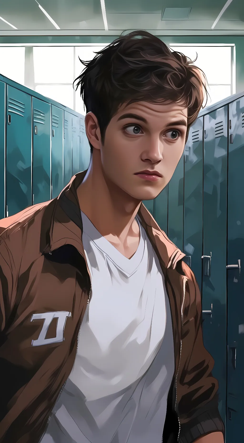 ai character: Isaac Lahey background