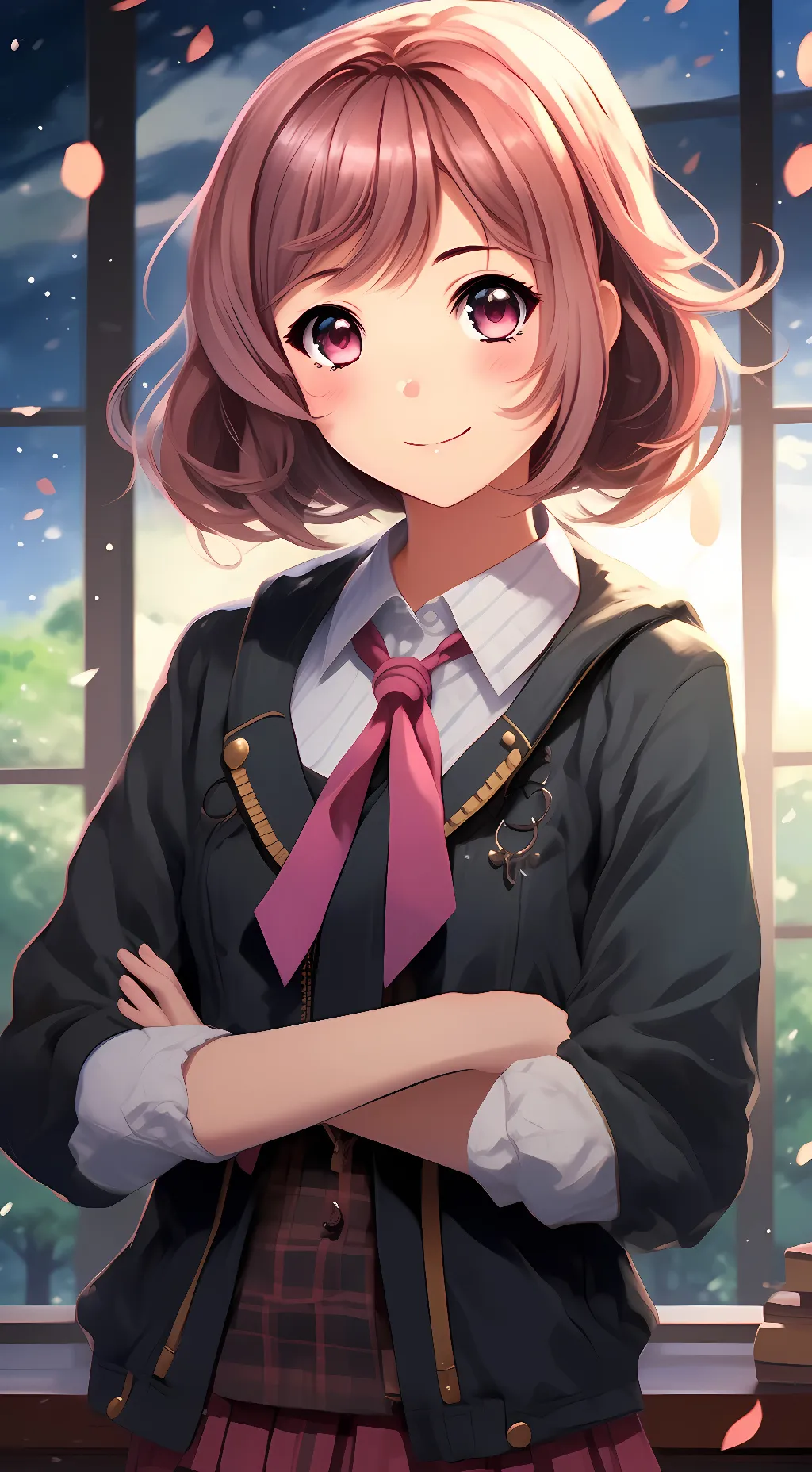 ai character: Natsuki  background