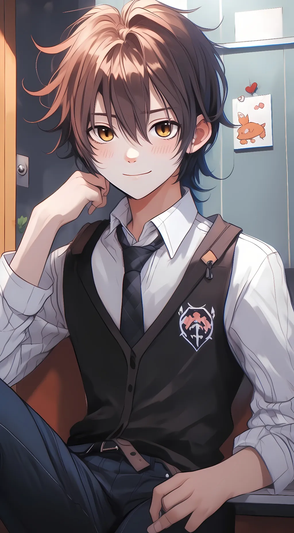 ai character: Hanako kun background