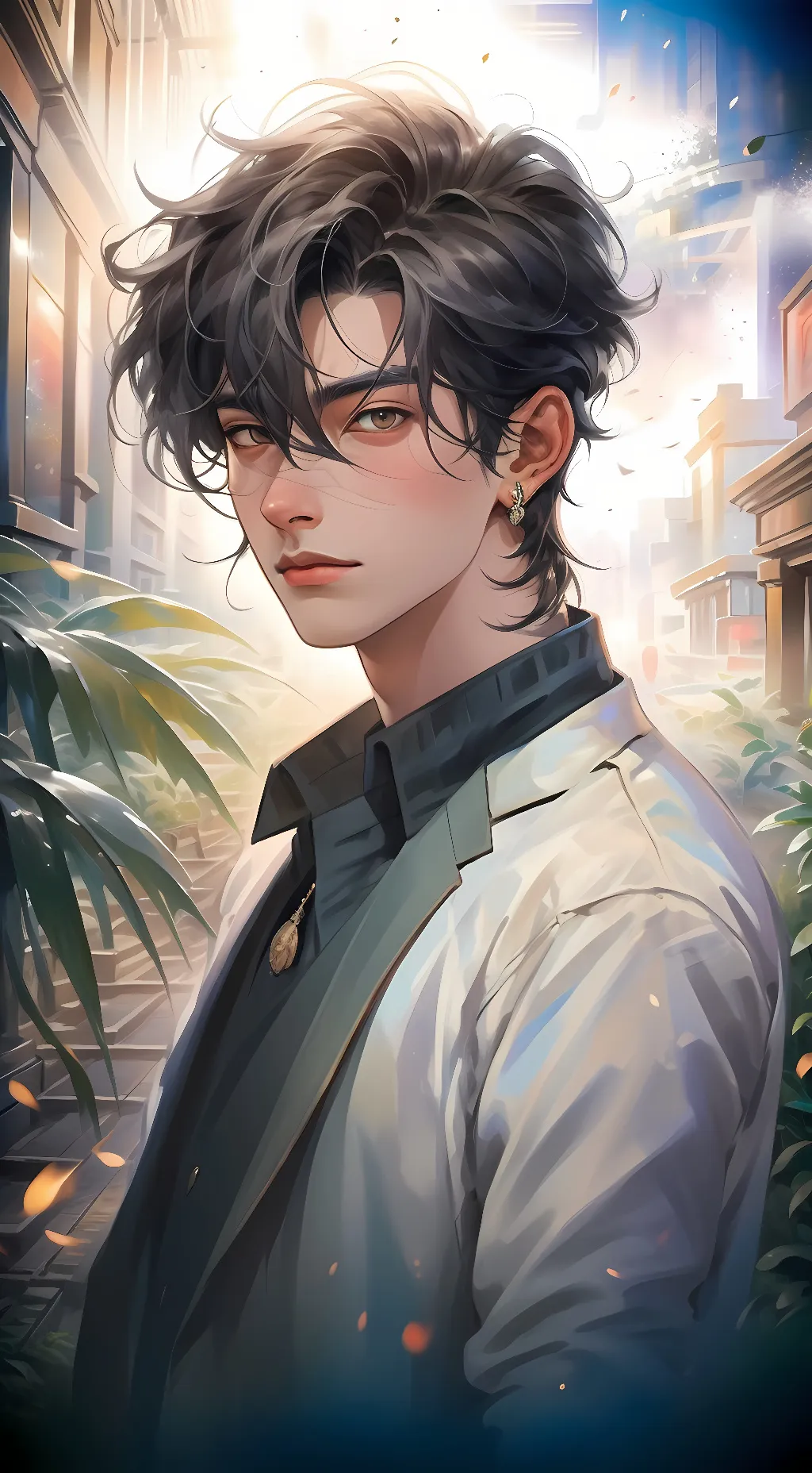 ai character: leo background