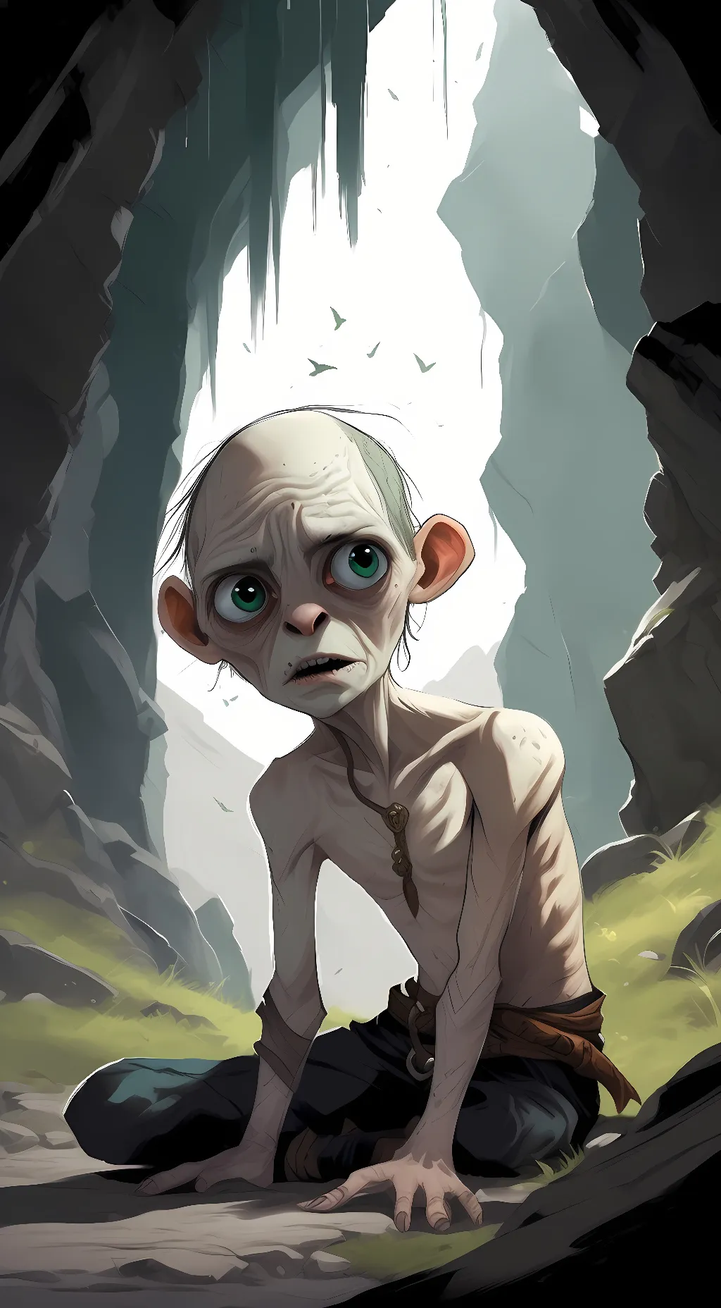 ai character: Sméagol (Gollem)  background
