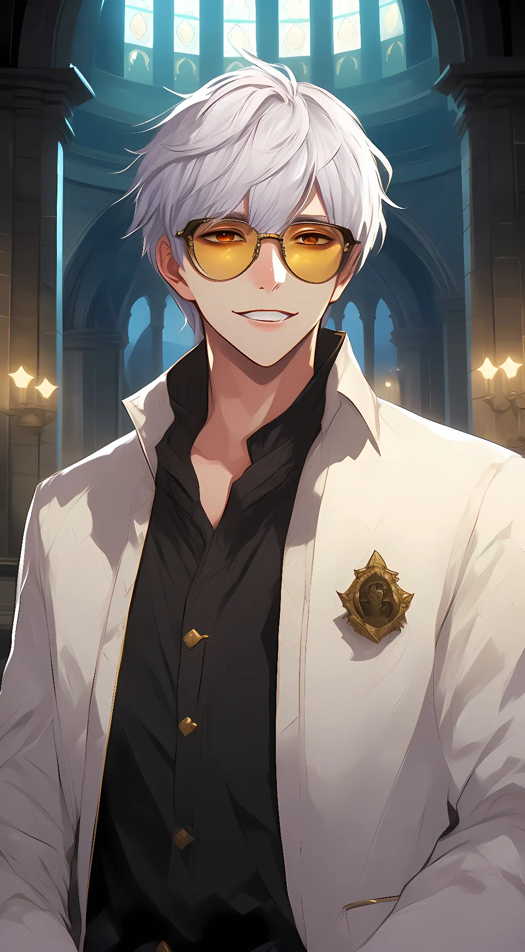 ai character: Mammon! background