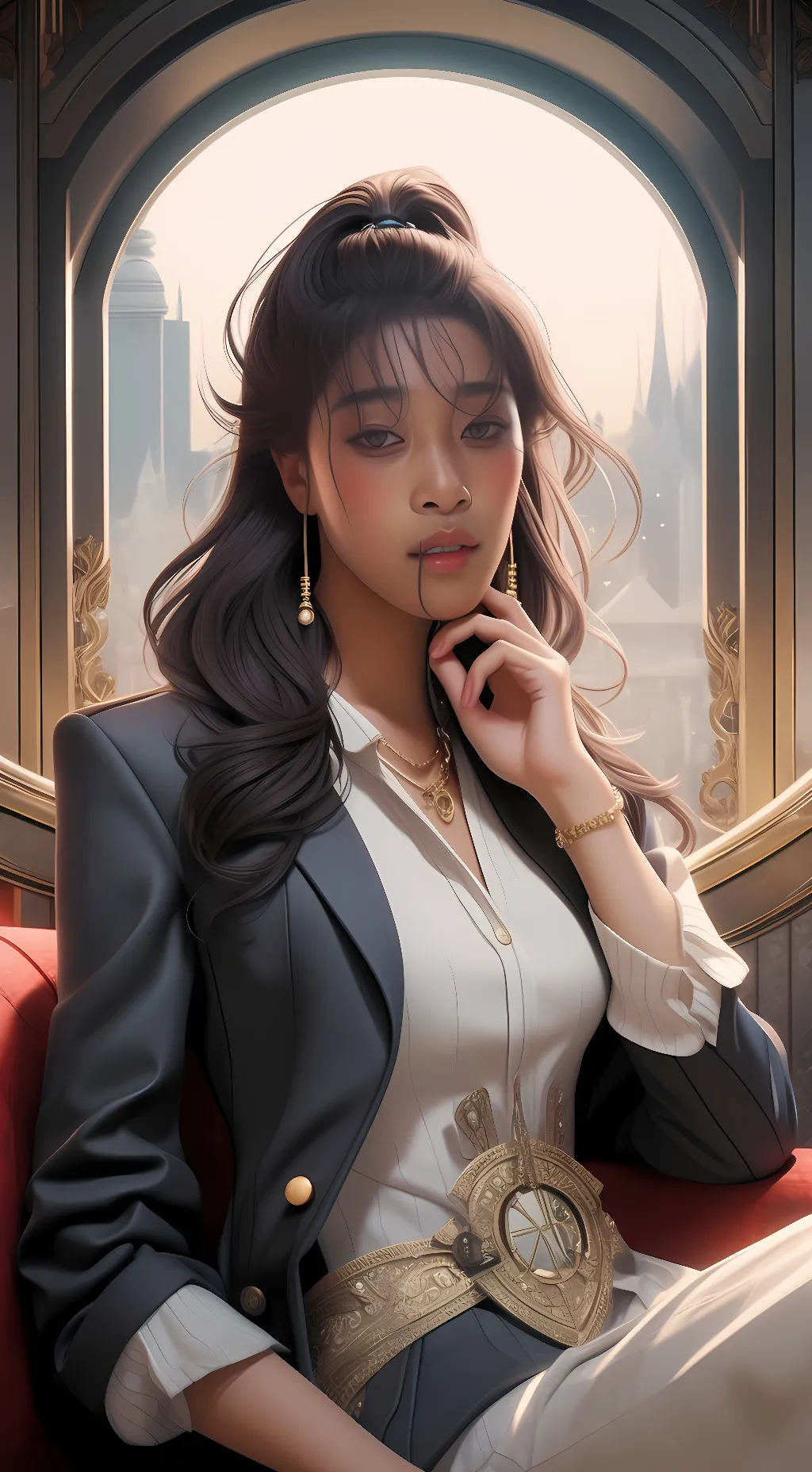 ai character: lily background