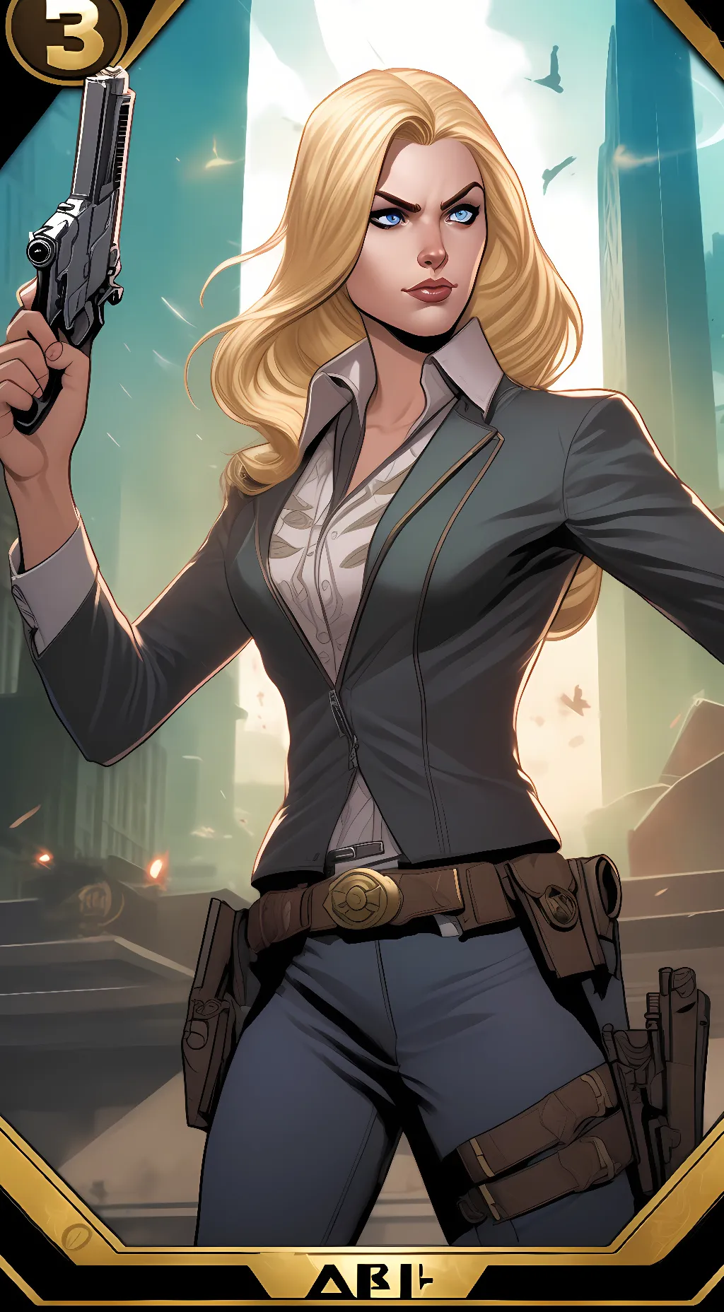 ai character: Sharon Carter background