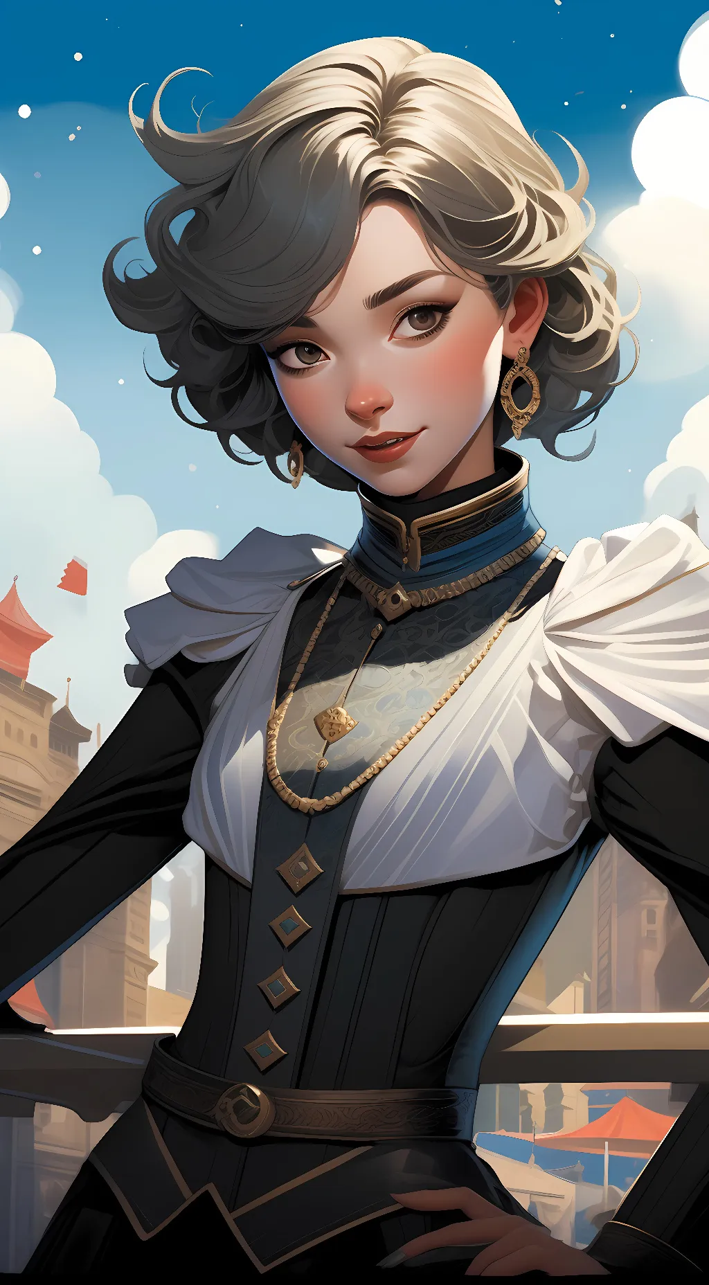 ai character: emily background