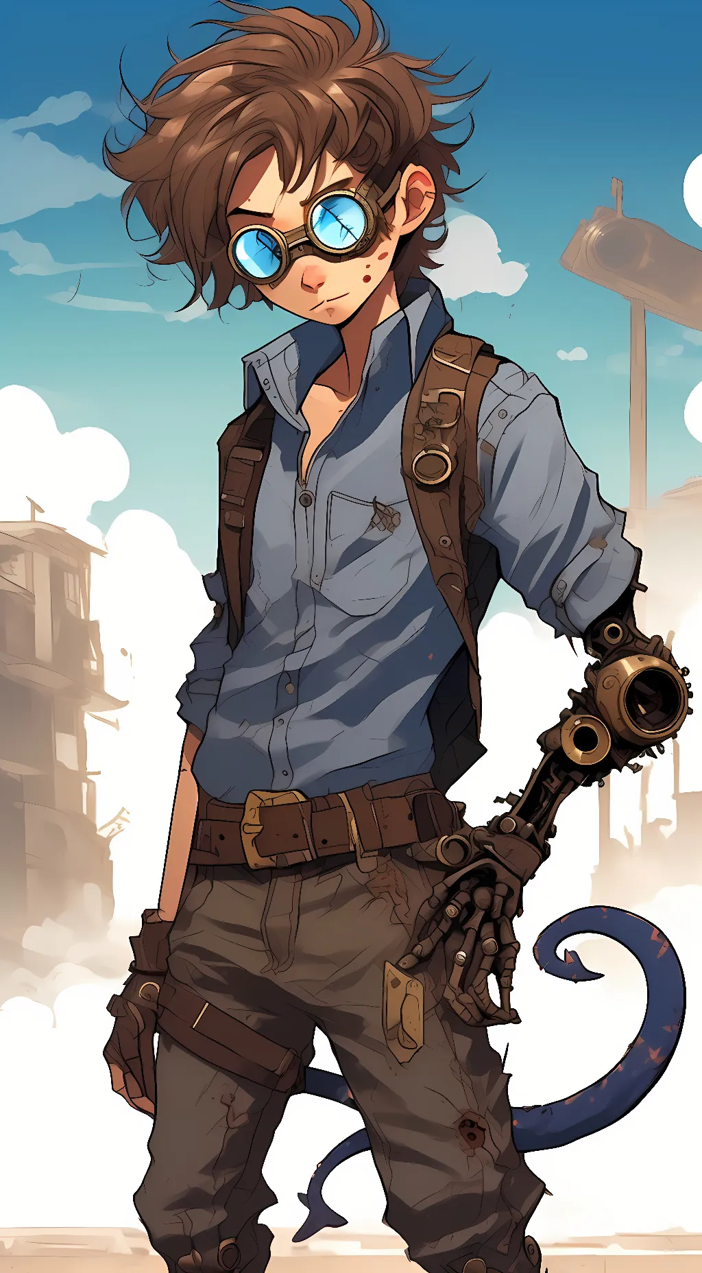 ai character: astro background