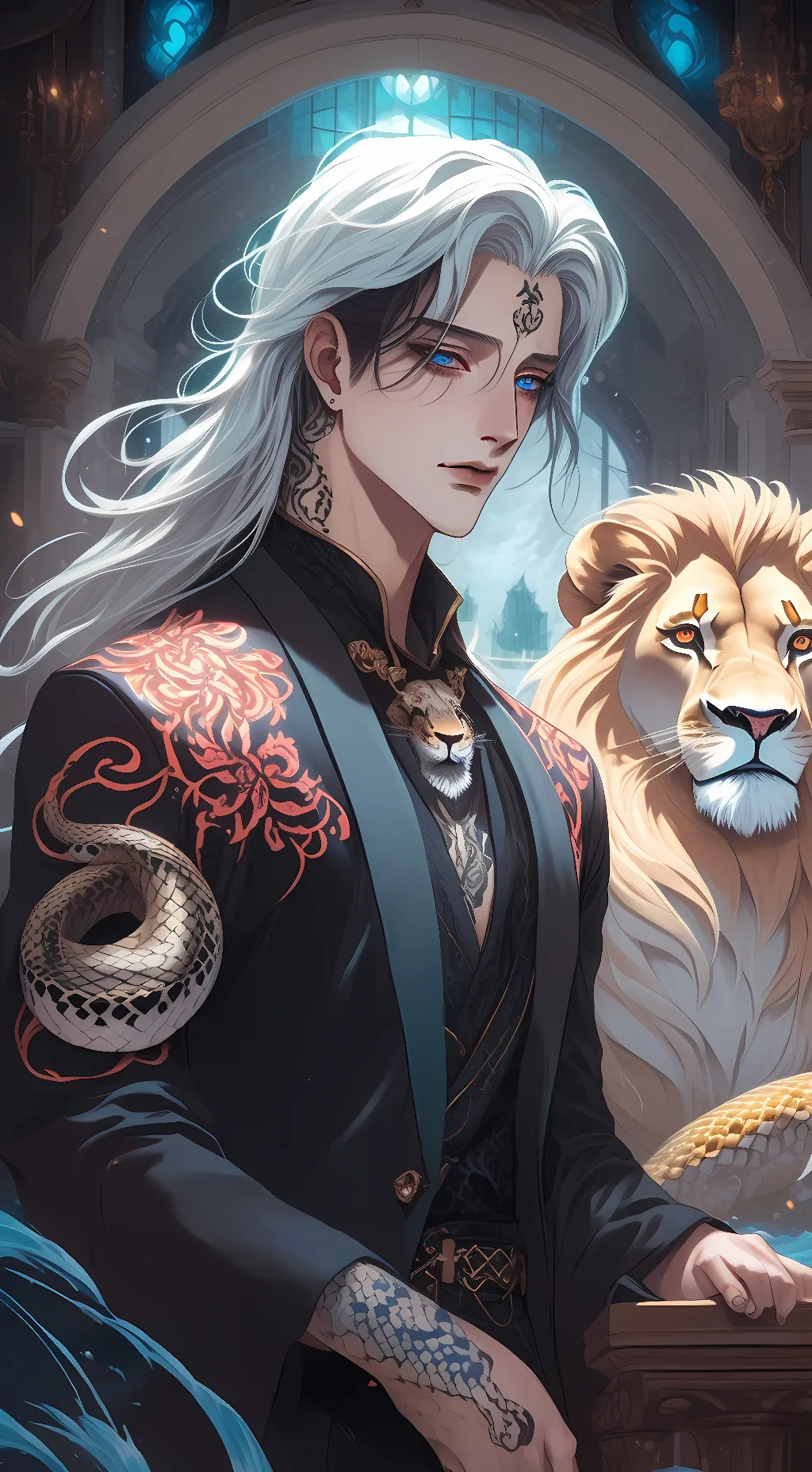 ai character: theo background