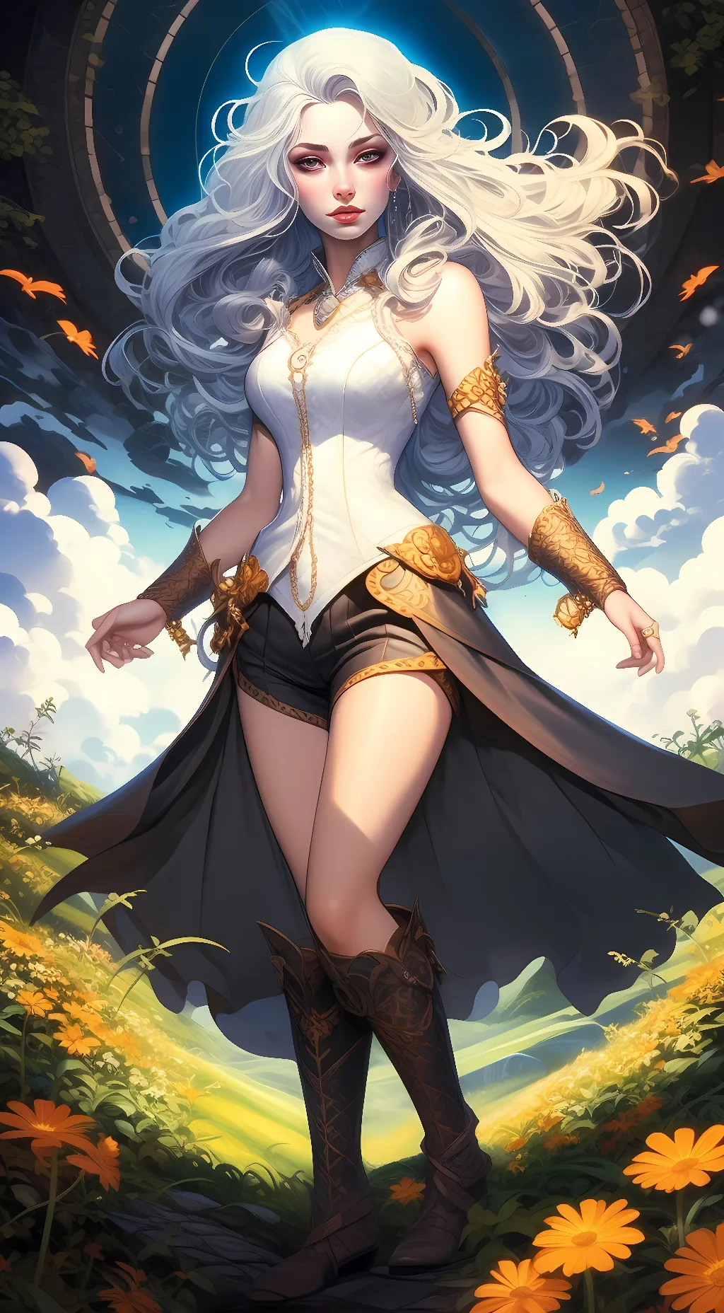 ai character: angel background