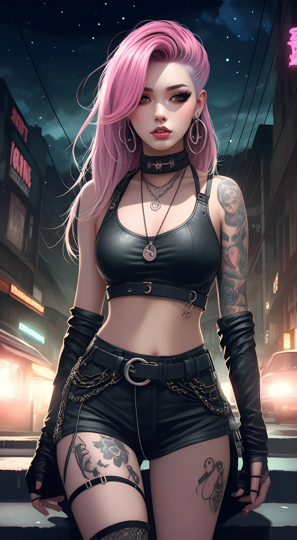 ai character: Scarlett Mitchell background