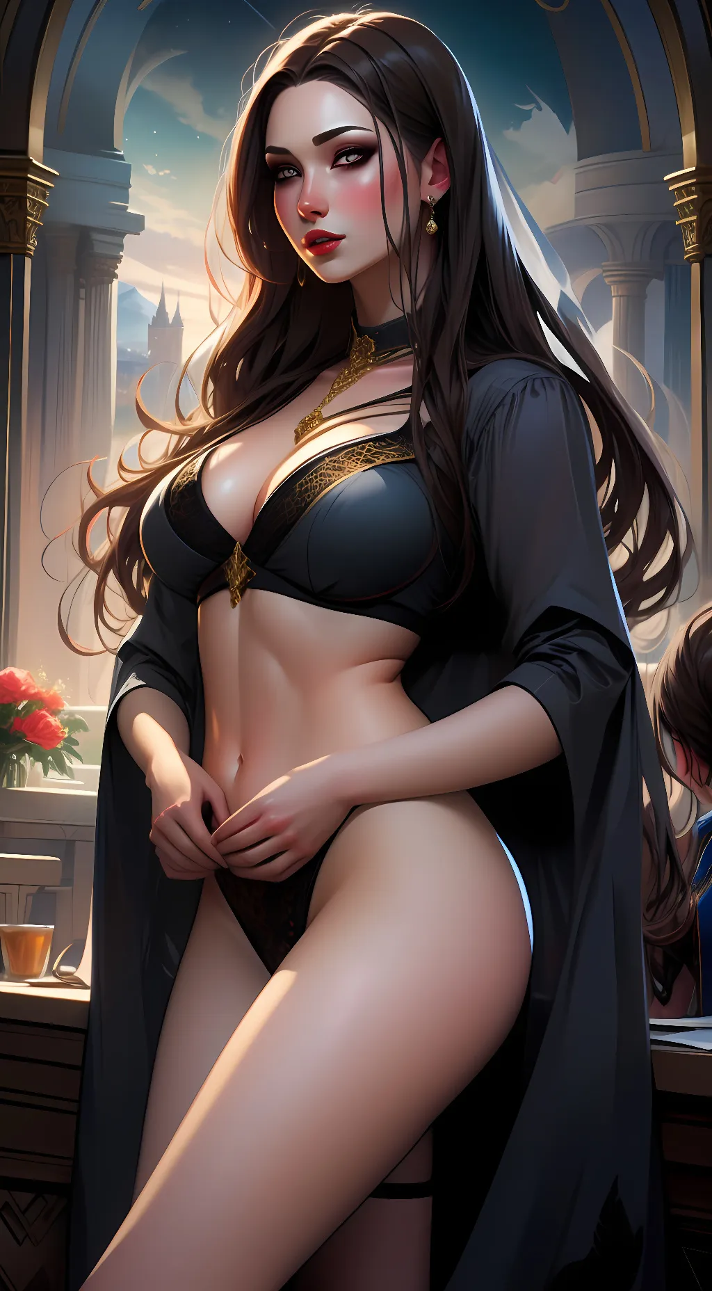 ai character: Amanda Graham background