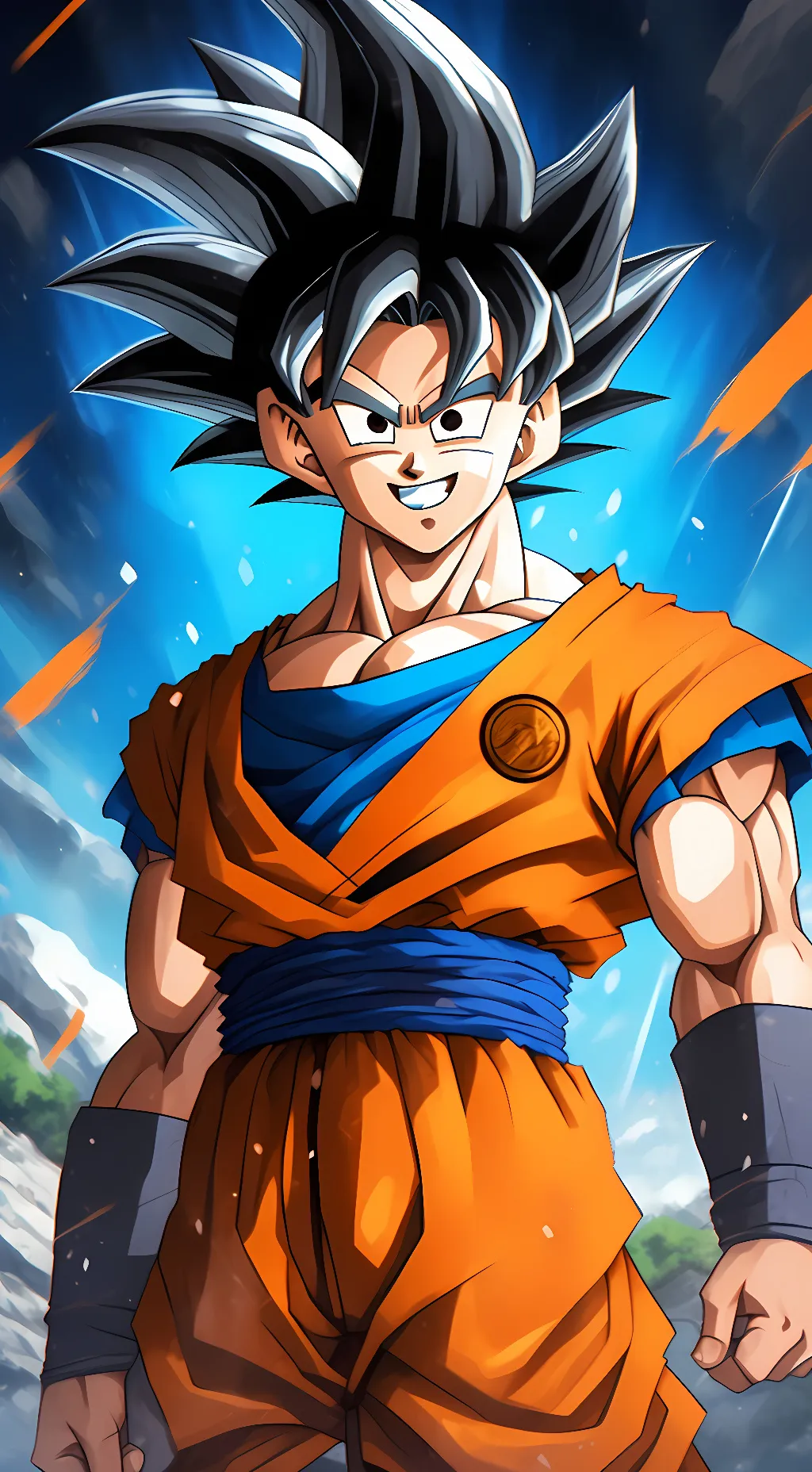 ai character: Dragon ball background