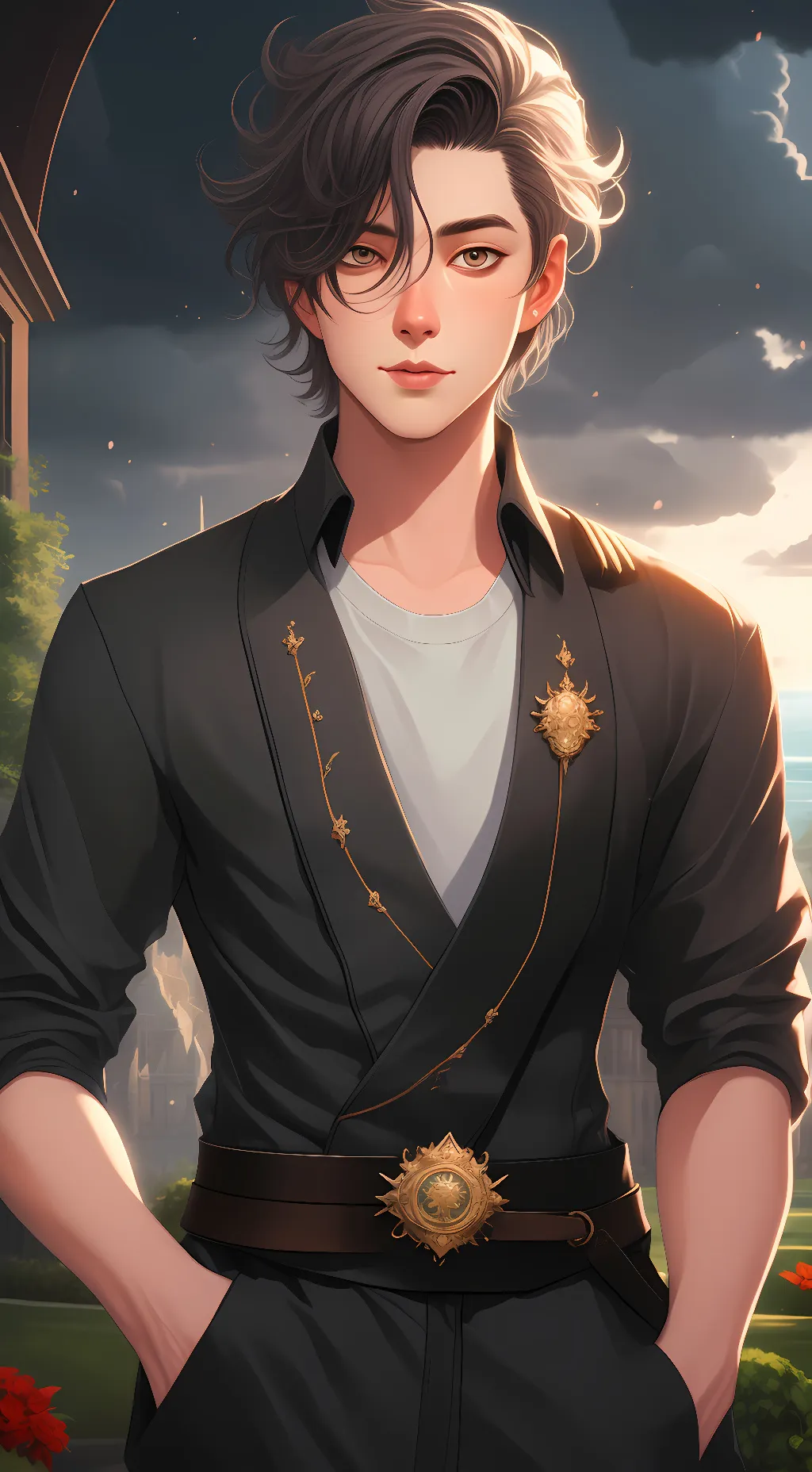 ai character: andy background