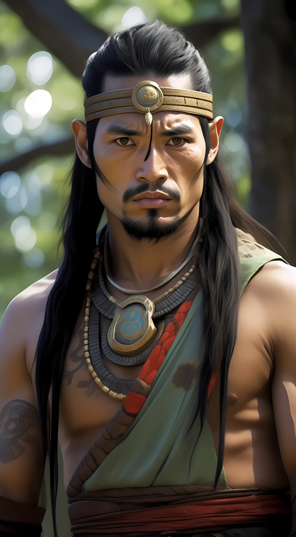 ai character: chief Tonowari  background