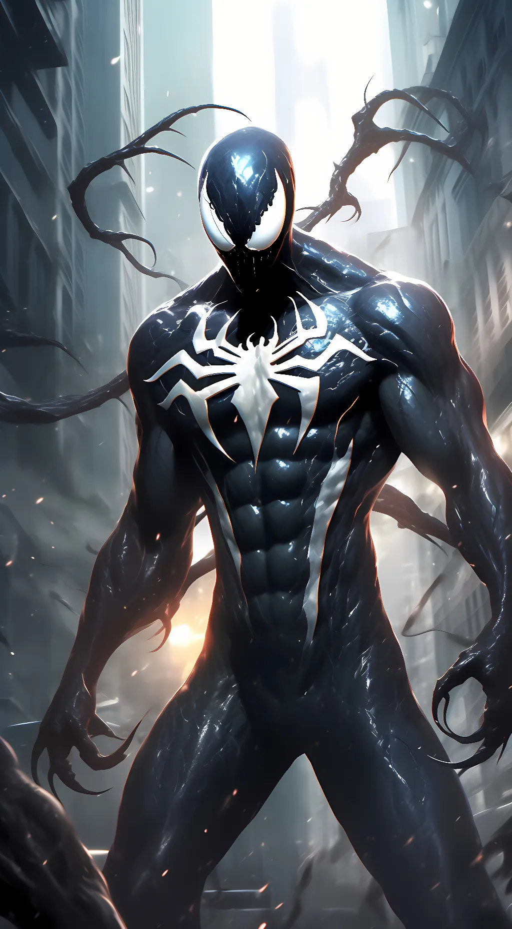 ai character: Venom and Wyatt  background