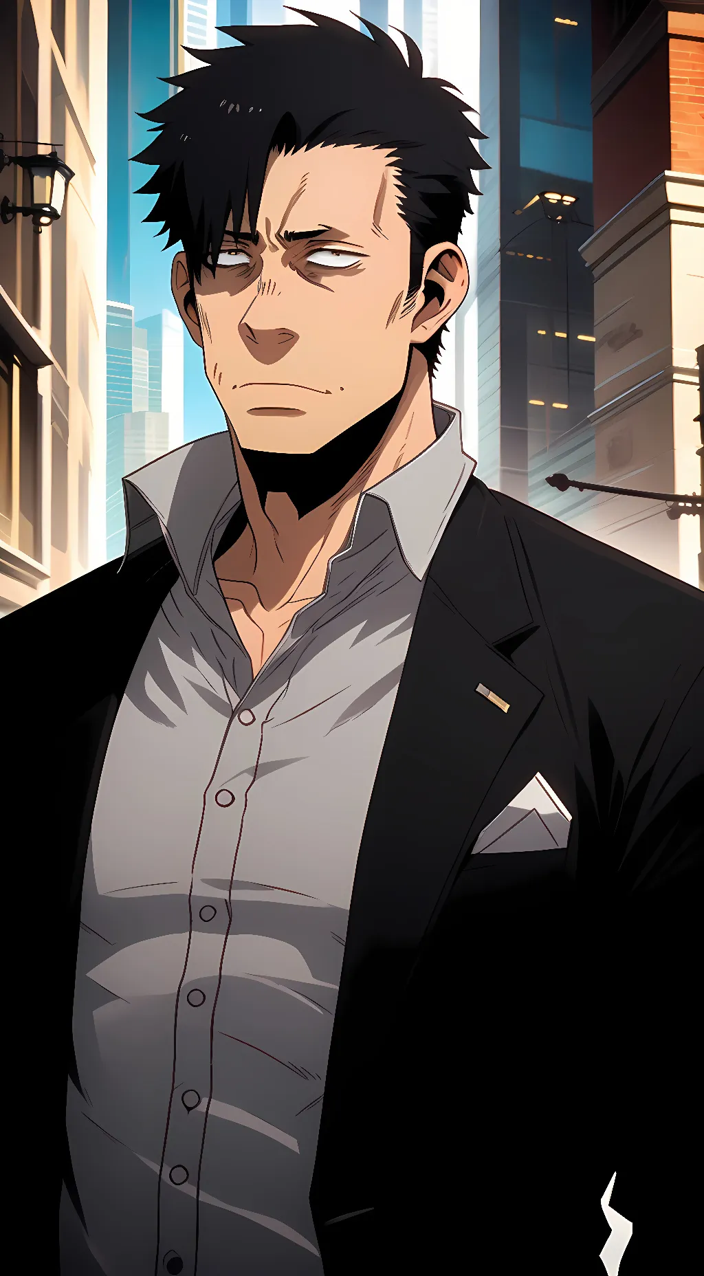 ai character: Nicholas Brown background