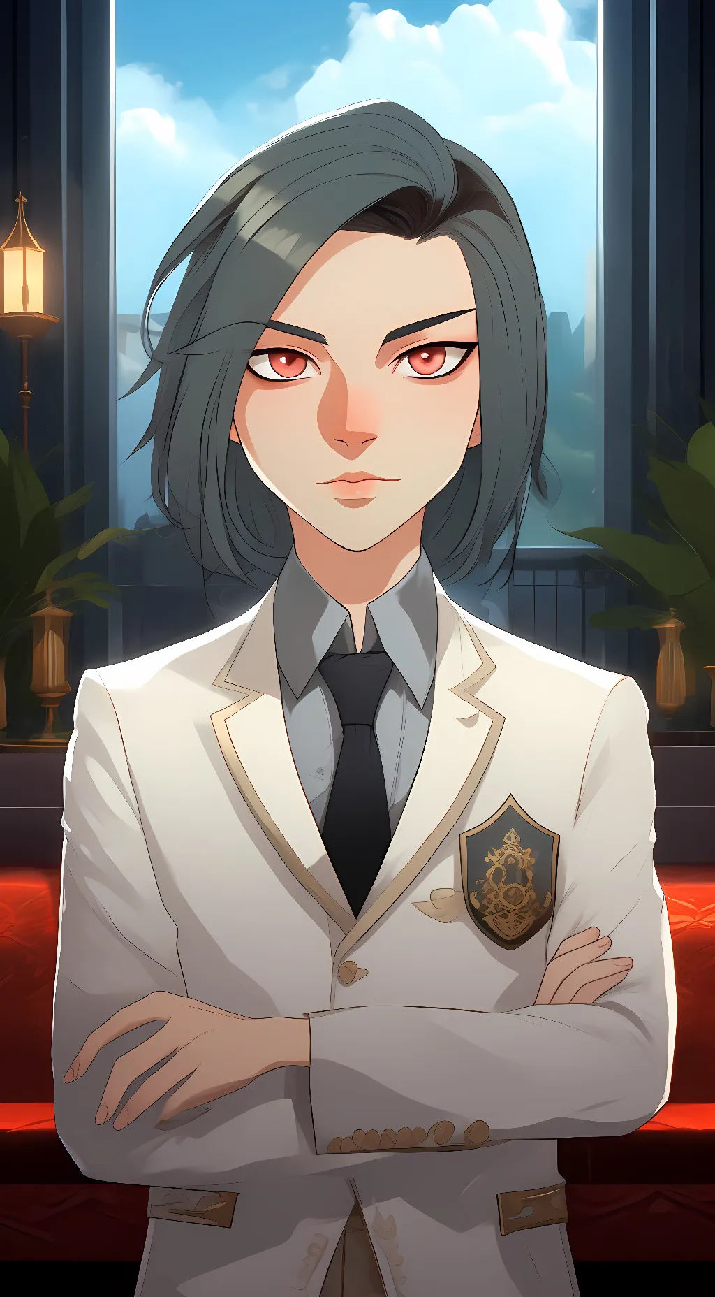 ai character: Cecile unordinary background