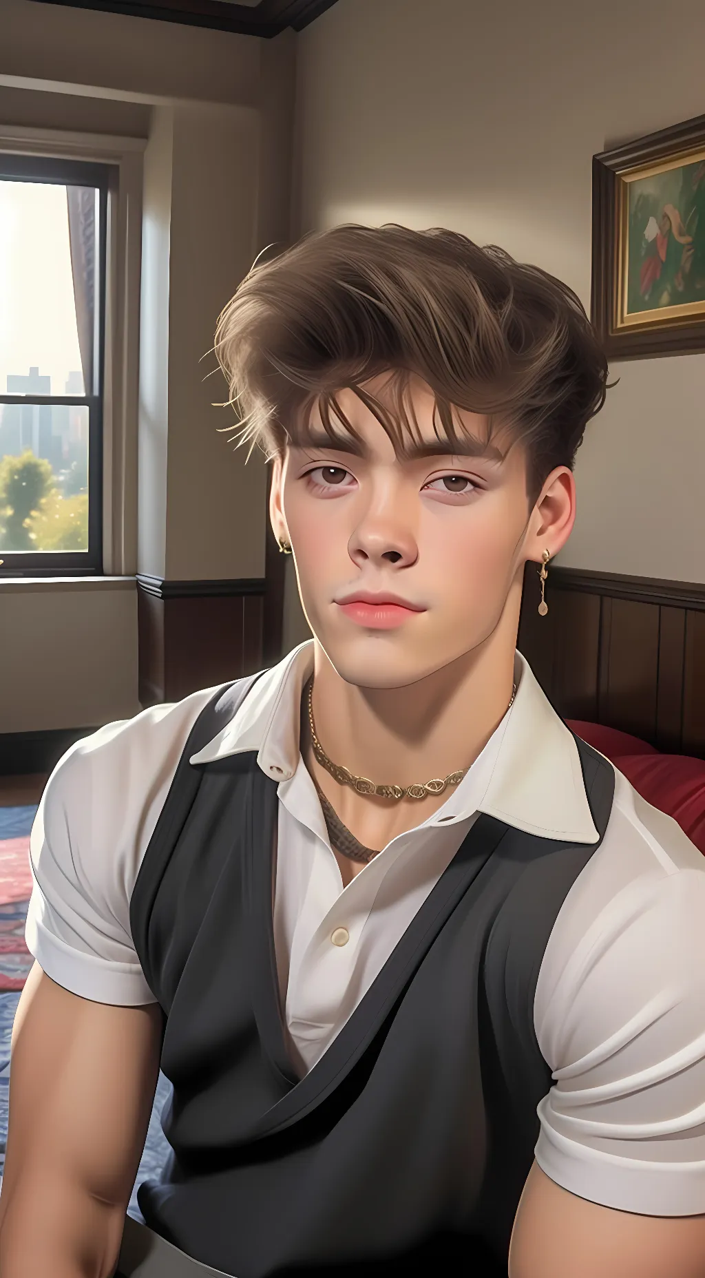 ai character: Zach Herron background
