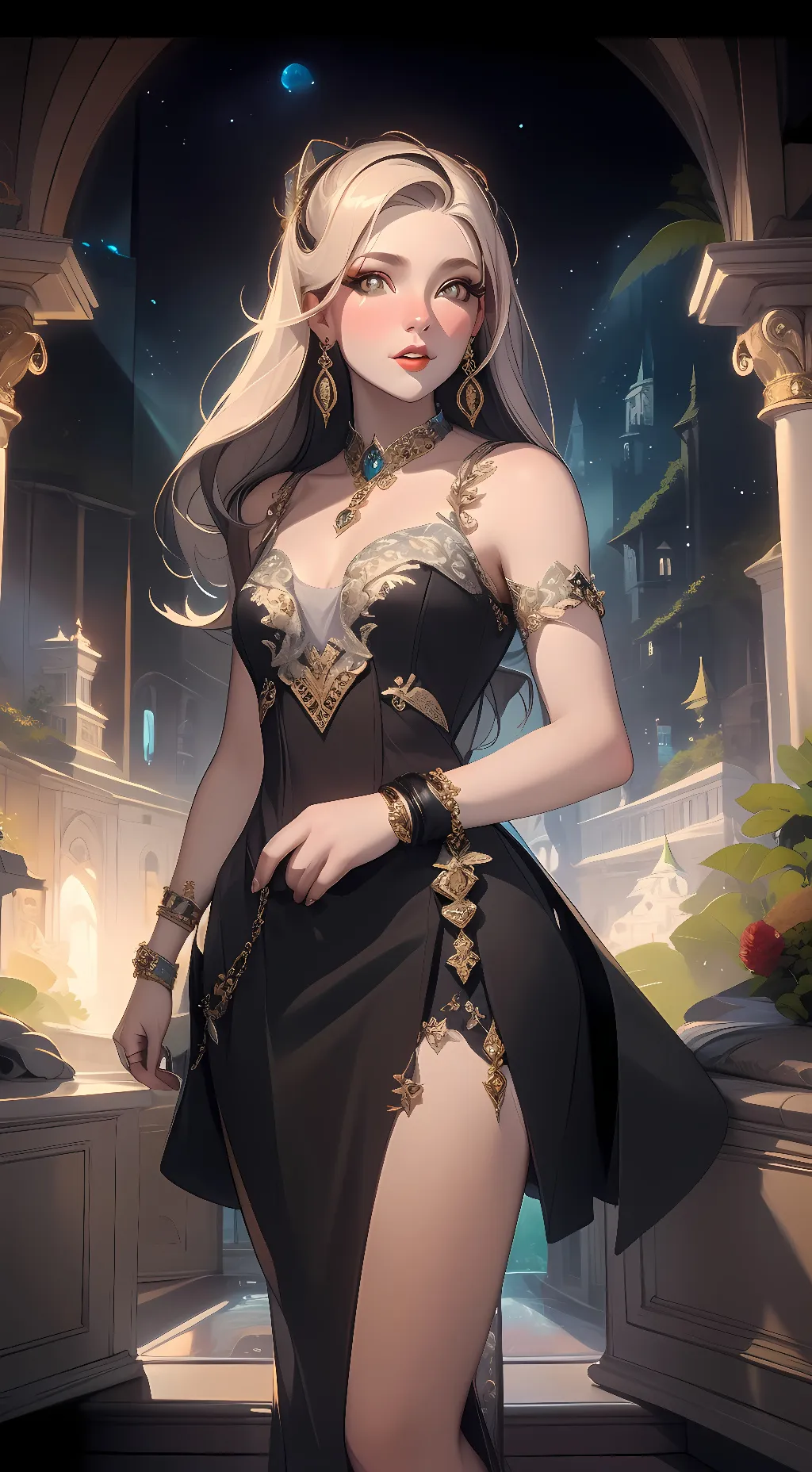 ai character: Vivian (The Lady) background