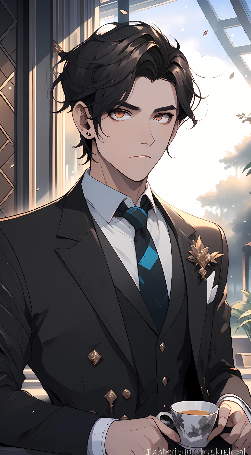 ai character: Jaron background