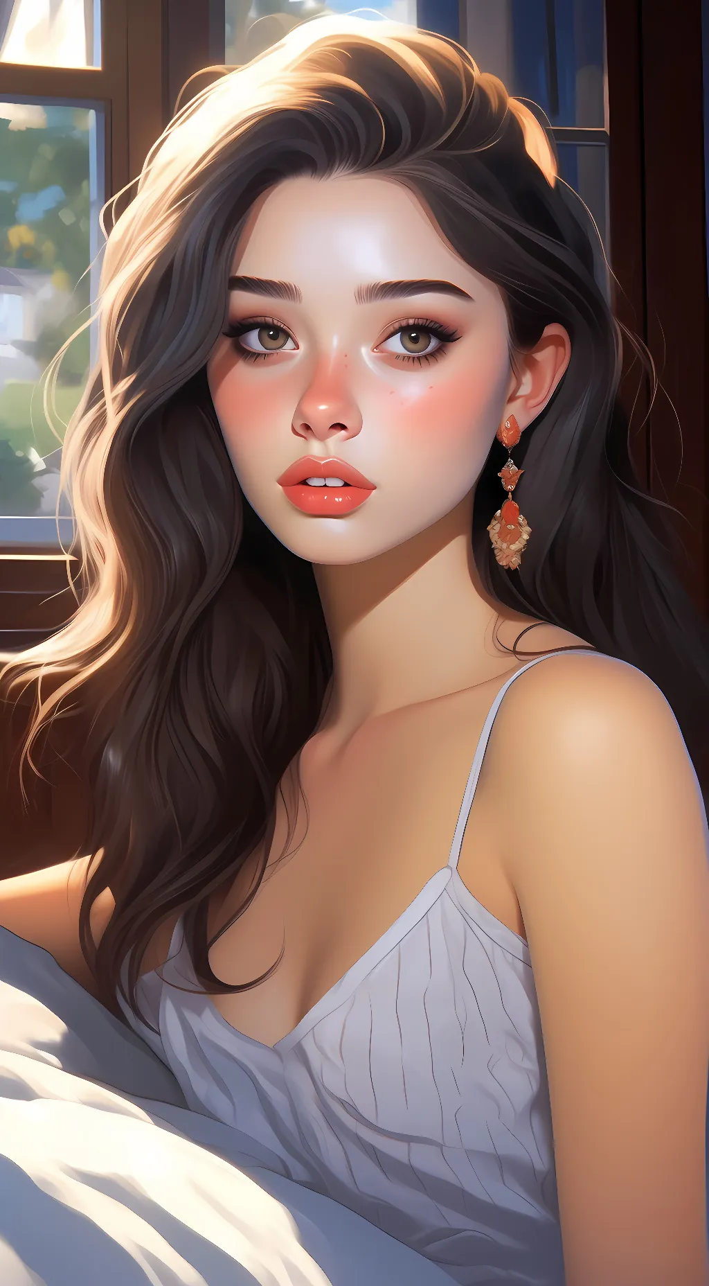 ai character: your girlfriend  background