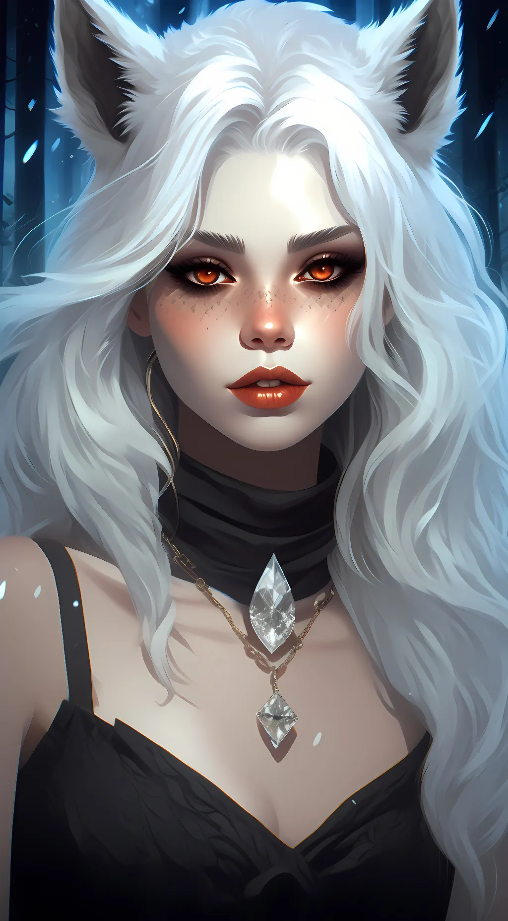 ai character: dimond background