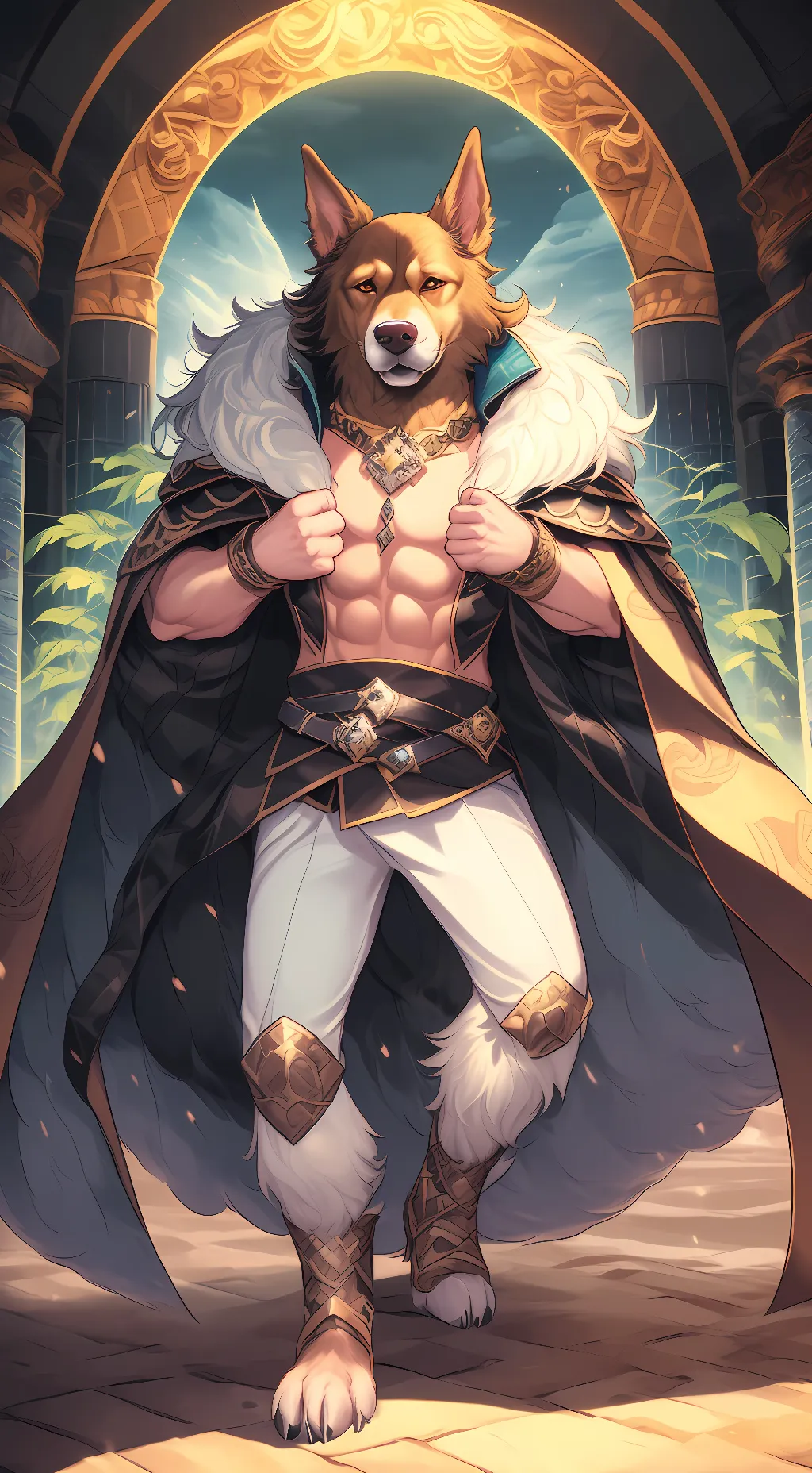 ai character: Anubis background