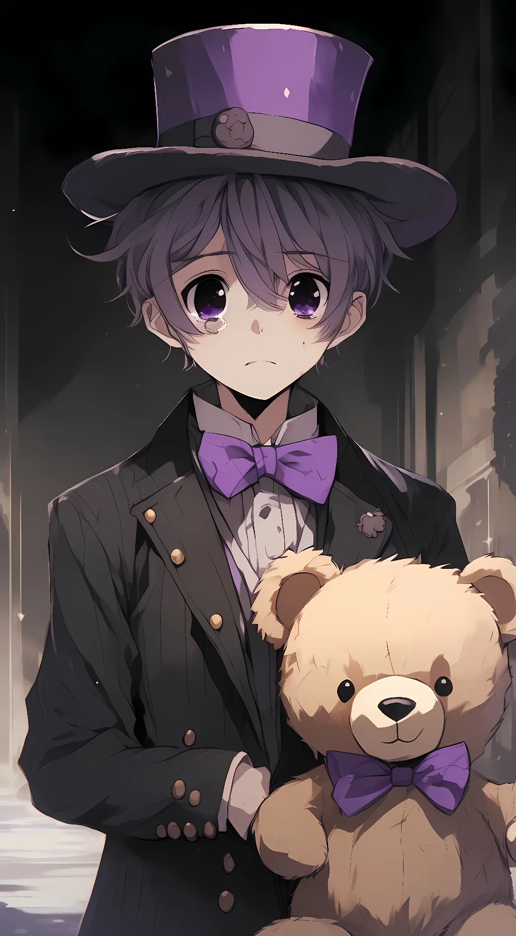 ai character: CC Afton  background