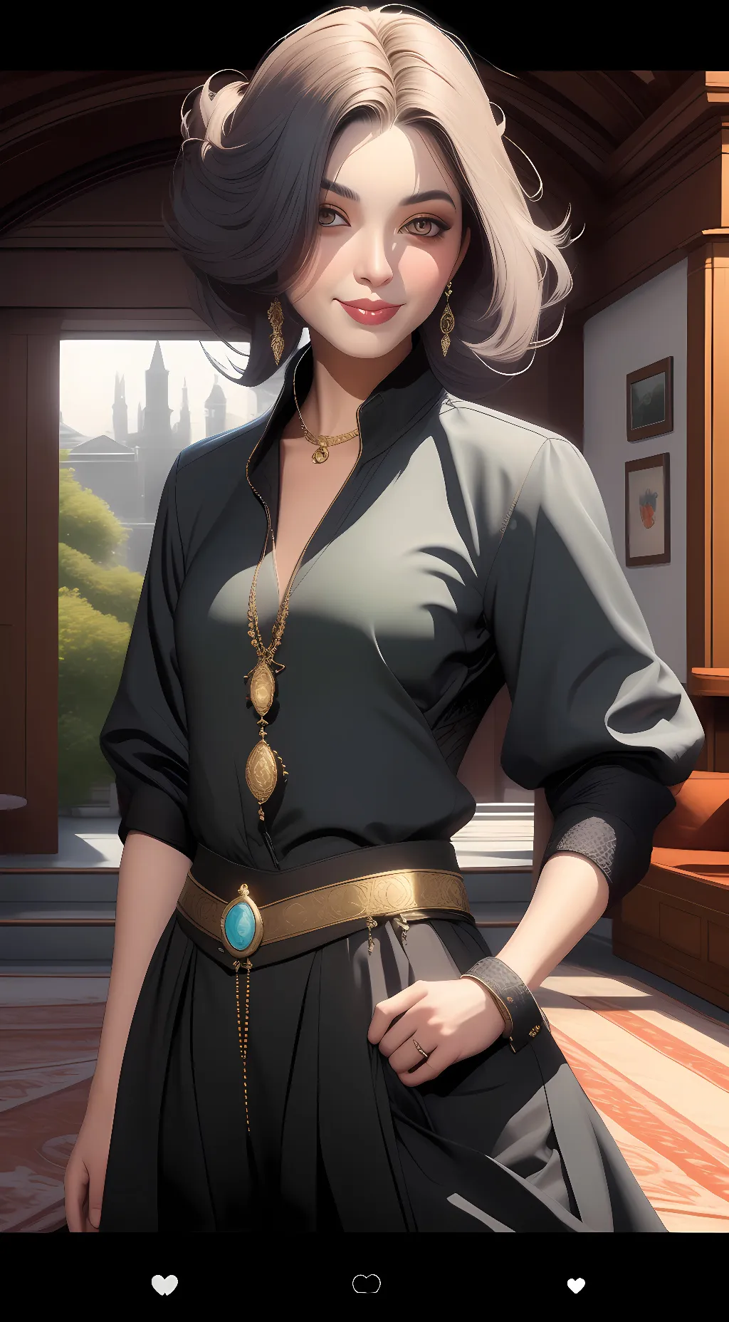ai character: bistie background