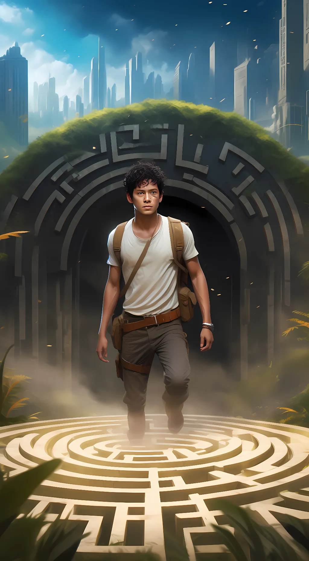 ai character: Maze Runner  background