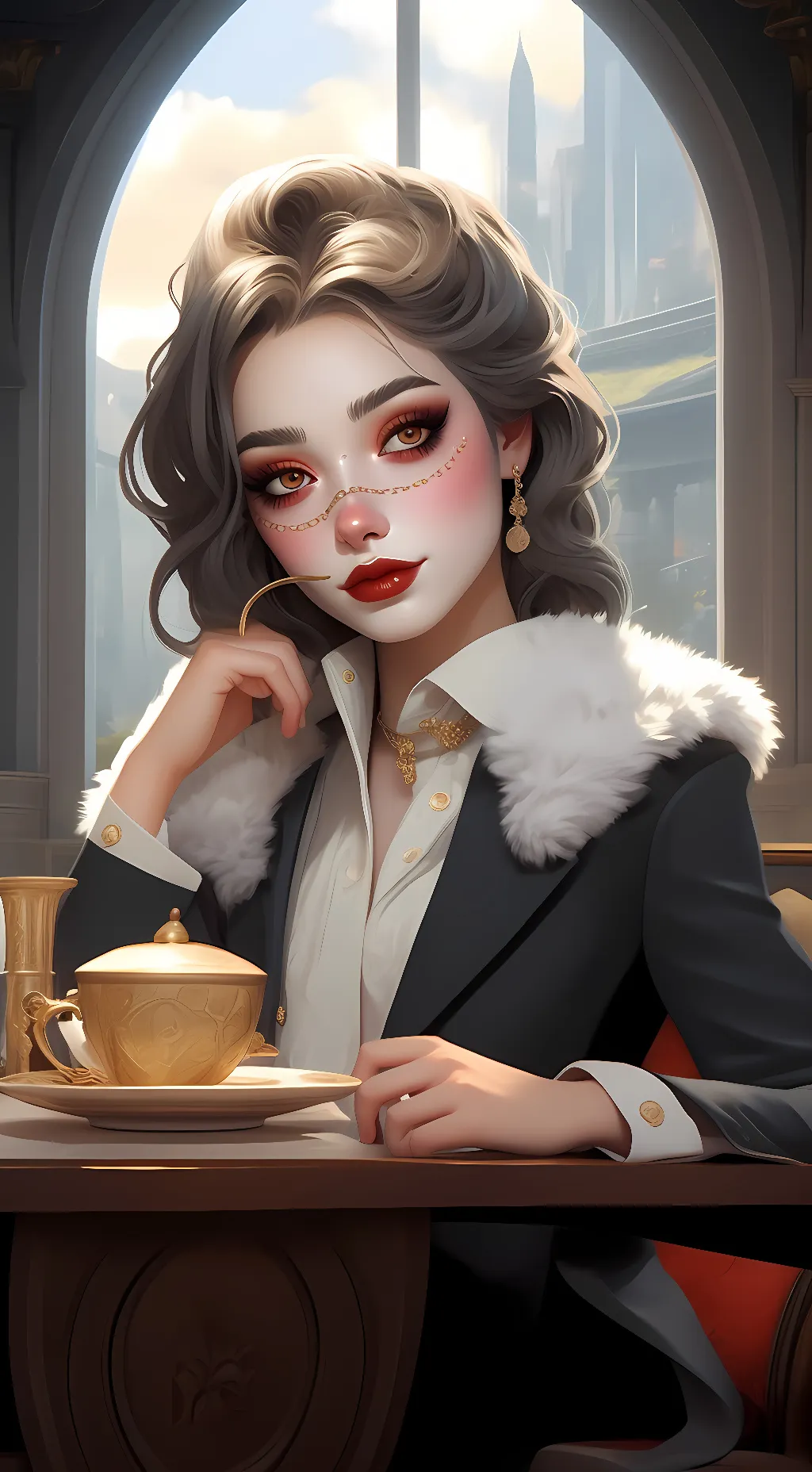 ai character: Val background