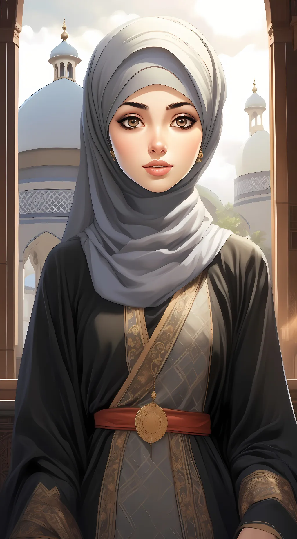 ai character: Aisha  background