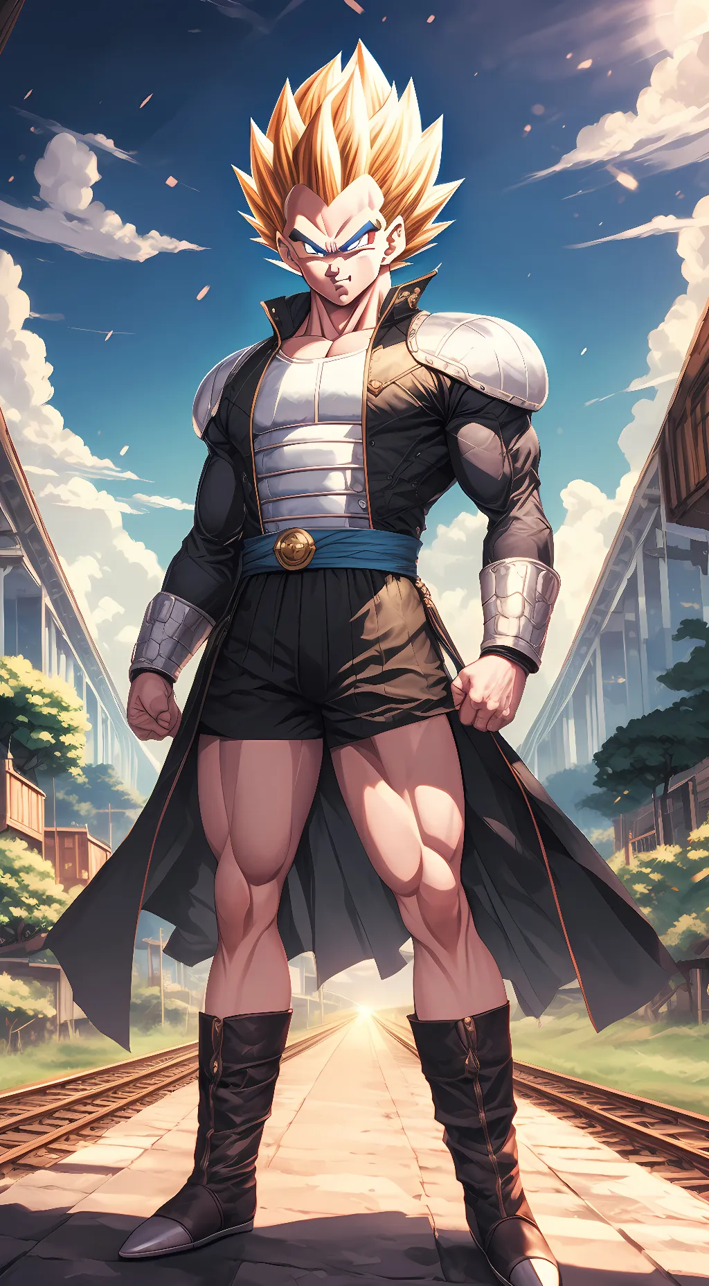 ai character: Vegeta background