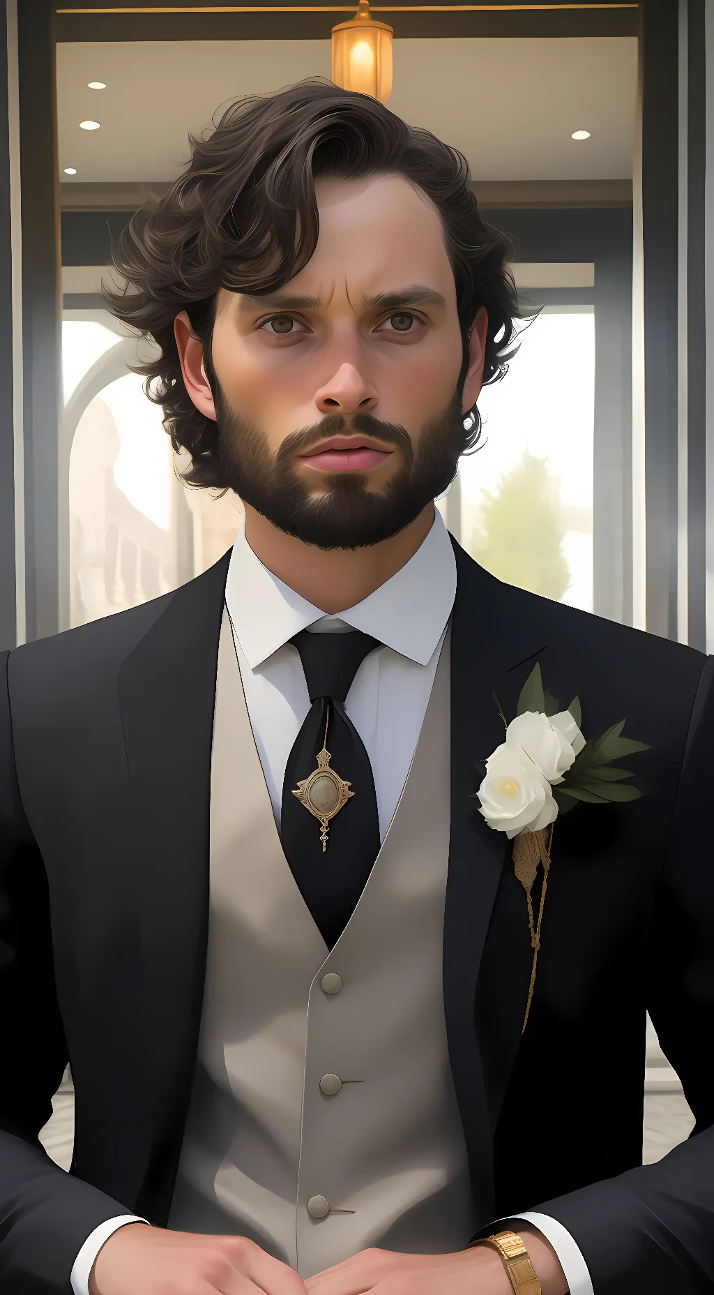 ai character: Joe Goldberg  background