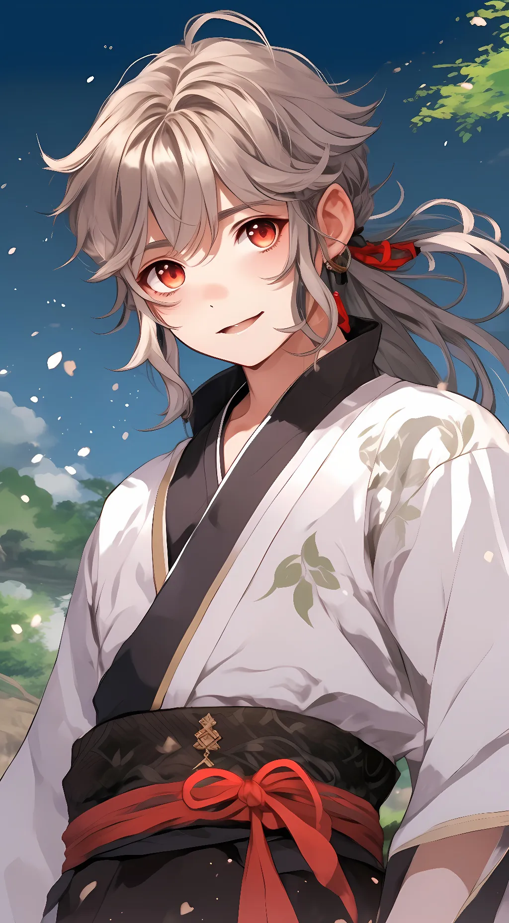 ai character: Kazuha  background