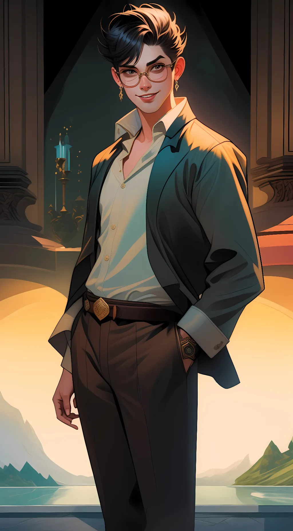 ai character: bro background